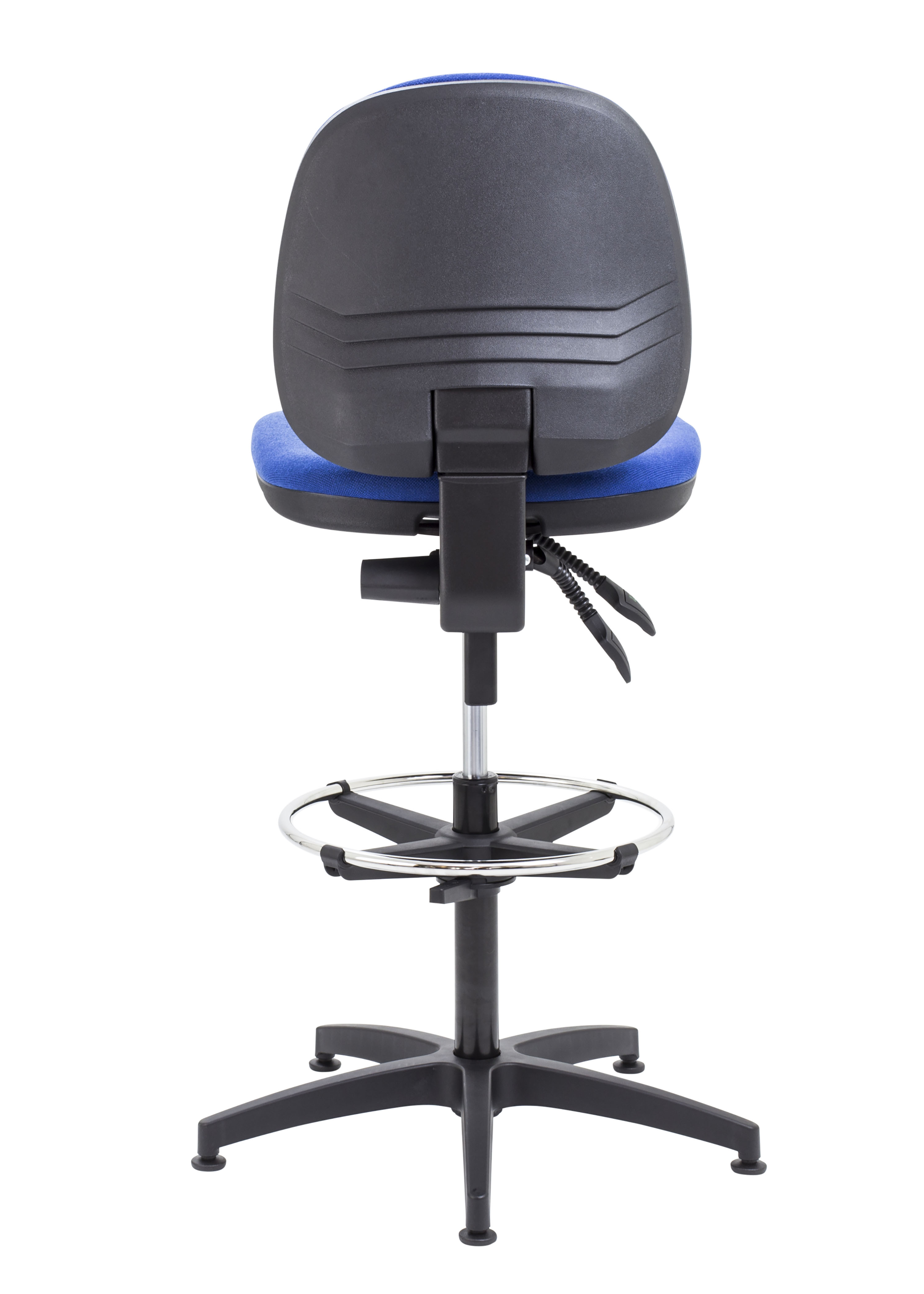 Concept Mid-Back Adjustable Draughtsman-Kit Chair | Royal Blue thumbnail 5