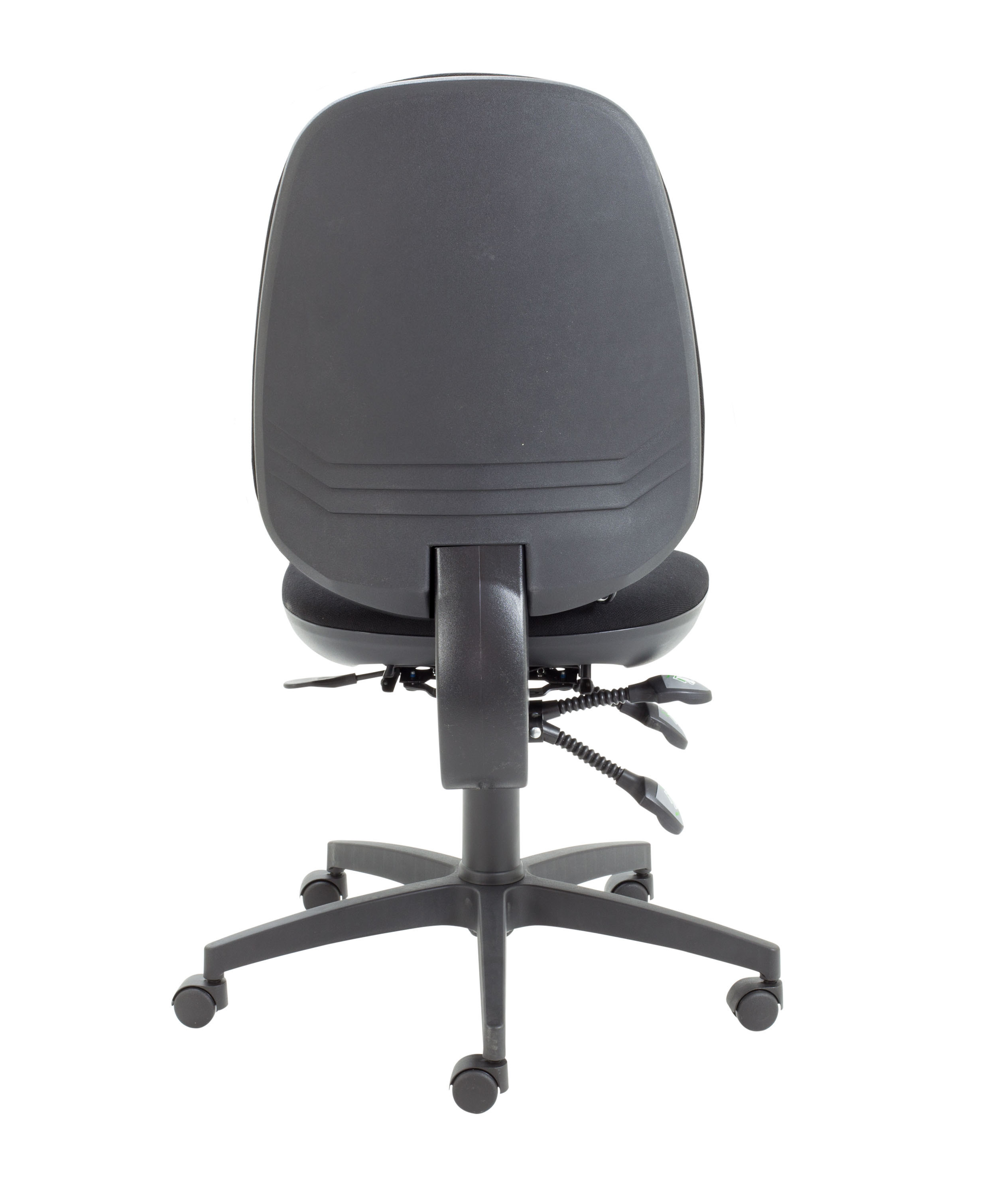 Maxi Ergo Chair with Lumbar Pump | No Arms | Black thumbnail 5