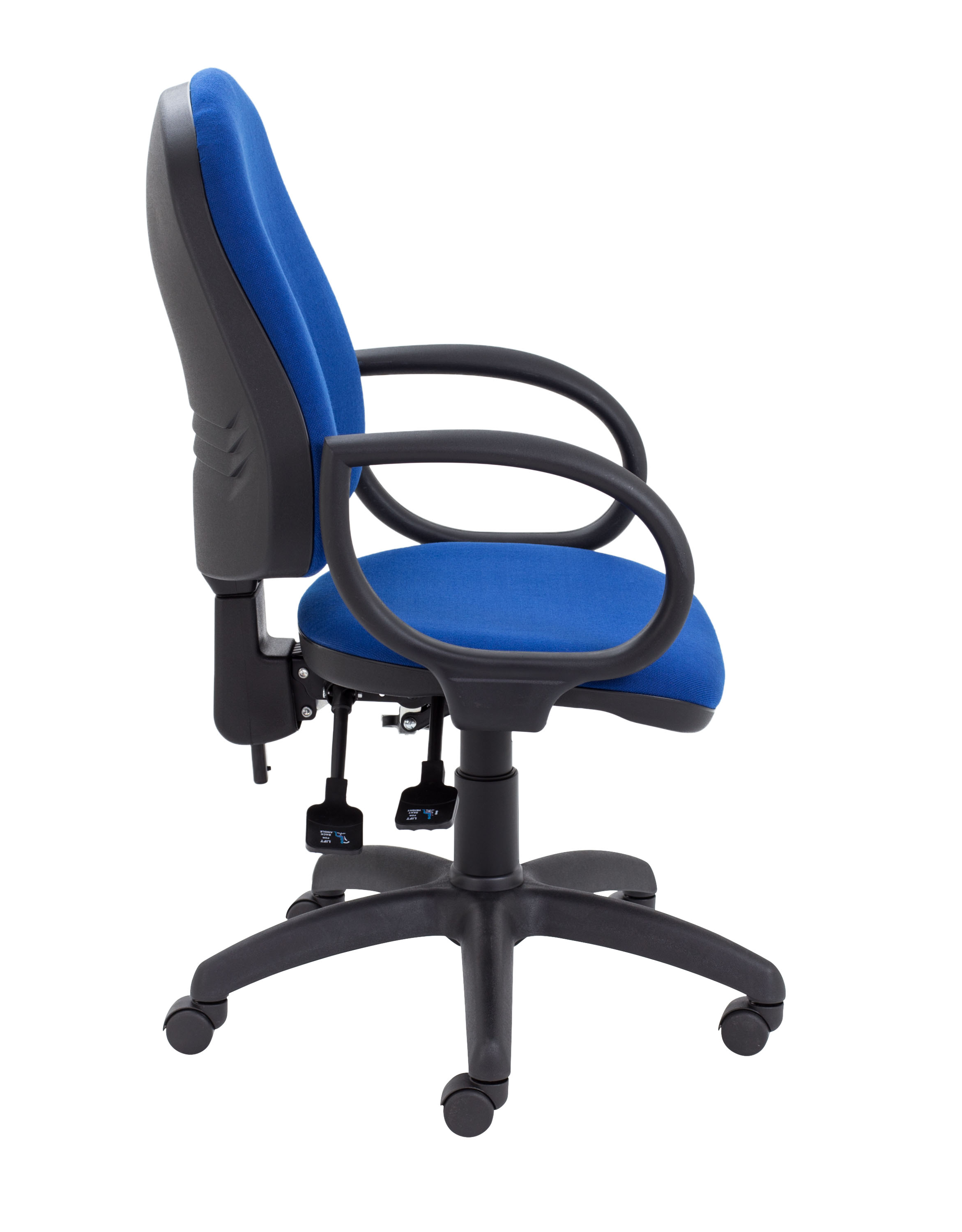 Calypso 2 Deluxe Chair | Fixed Arms | Royal Blue thumbnail 3