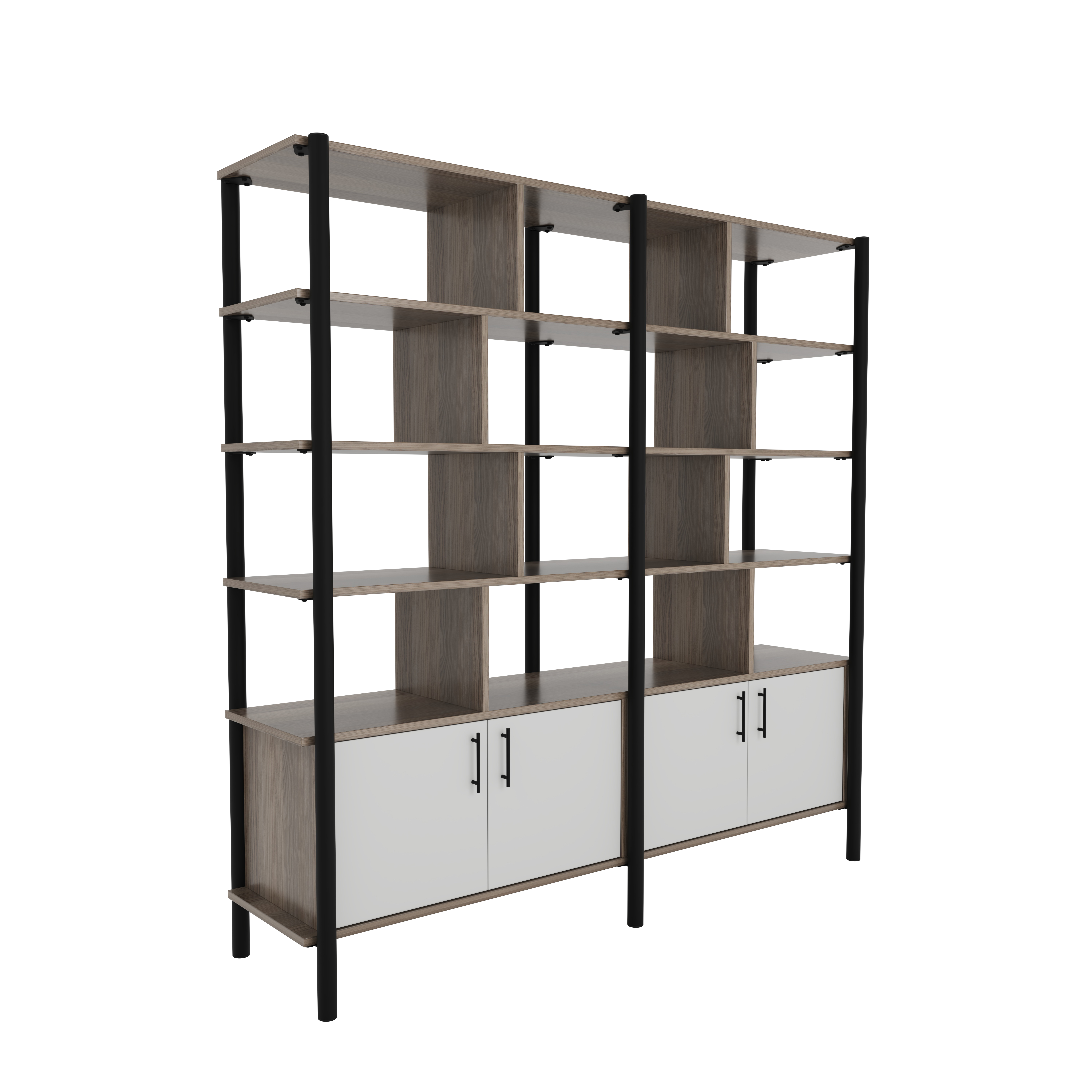 Grey Oak/Black