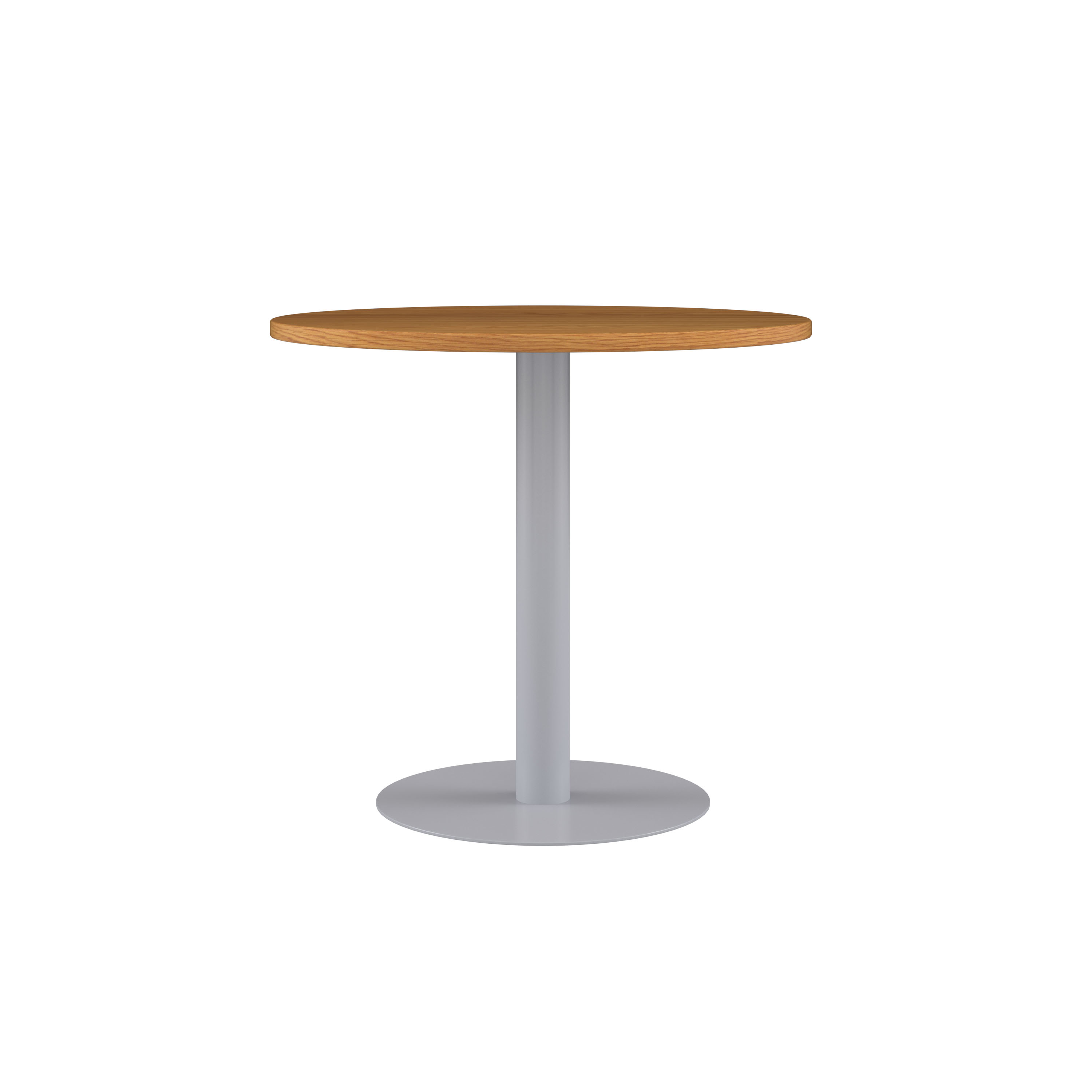 Contract Table Mid (FSC) | 600mm | Nova Oak/Silver thumbnail 2