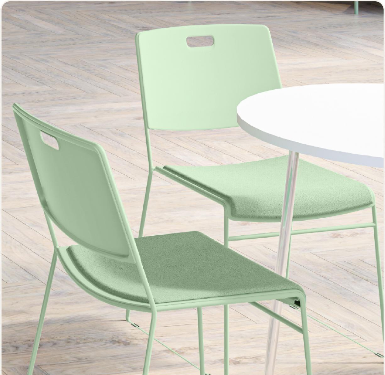 Titan Arc High Density Stacker Seat Pad