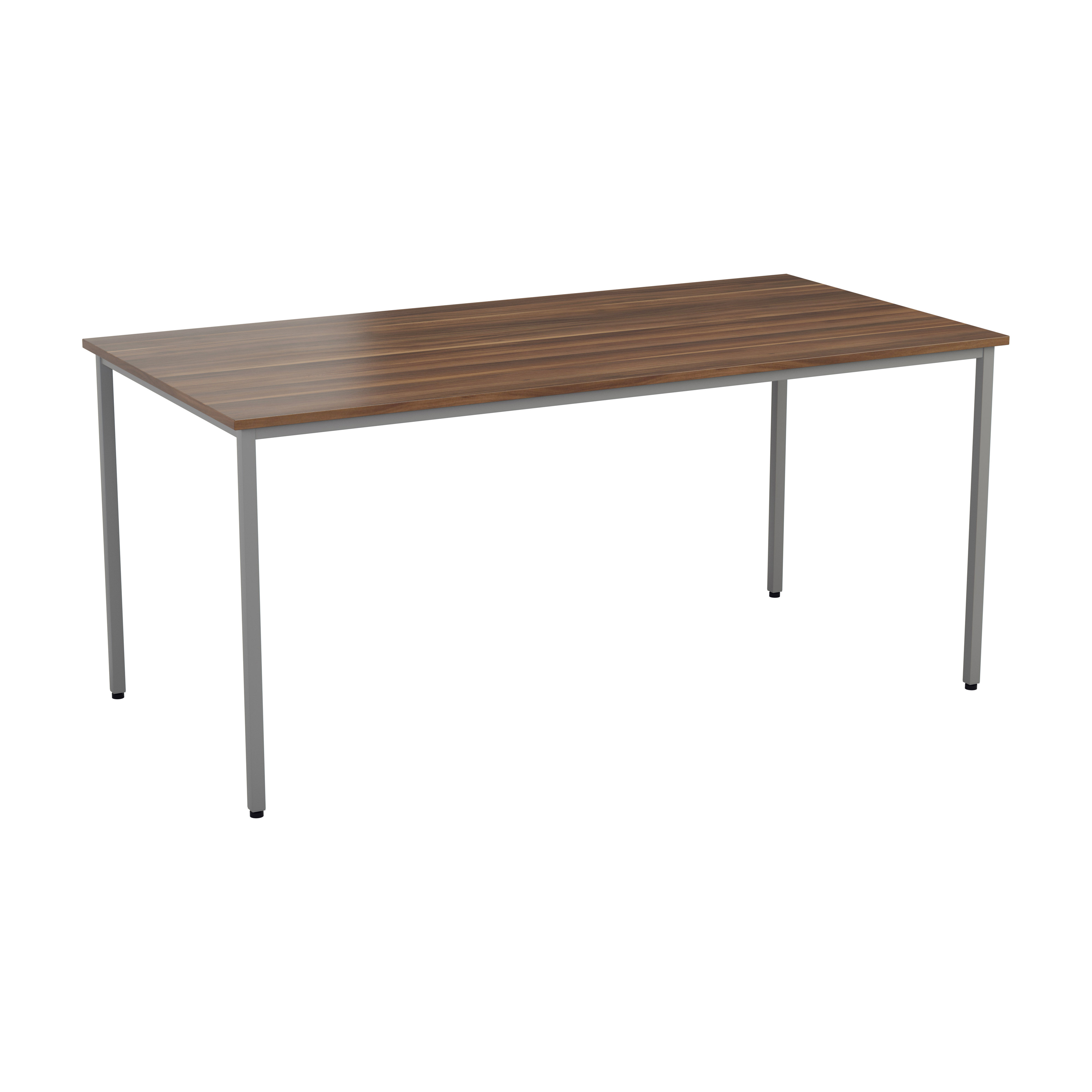 Rectangular Multipurpose Table | 1800 X 800 | Dark Walnut/Silver thumbnail 4
