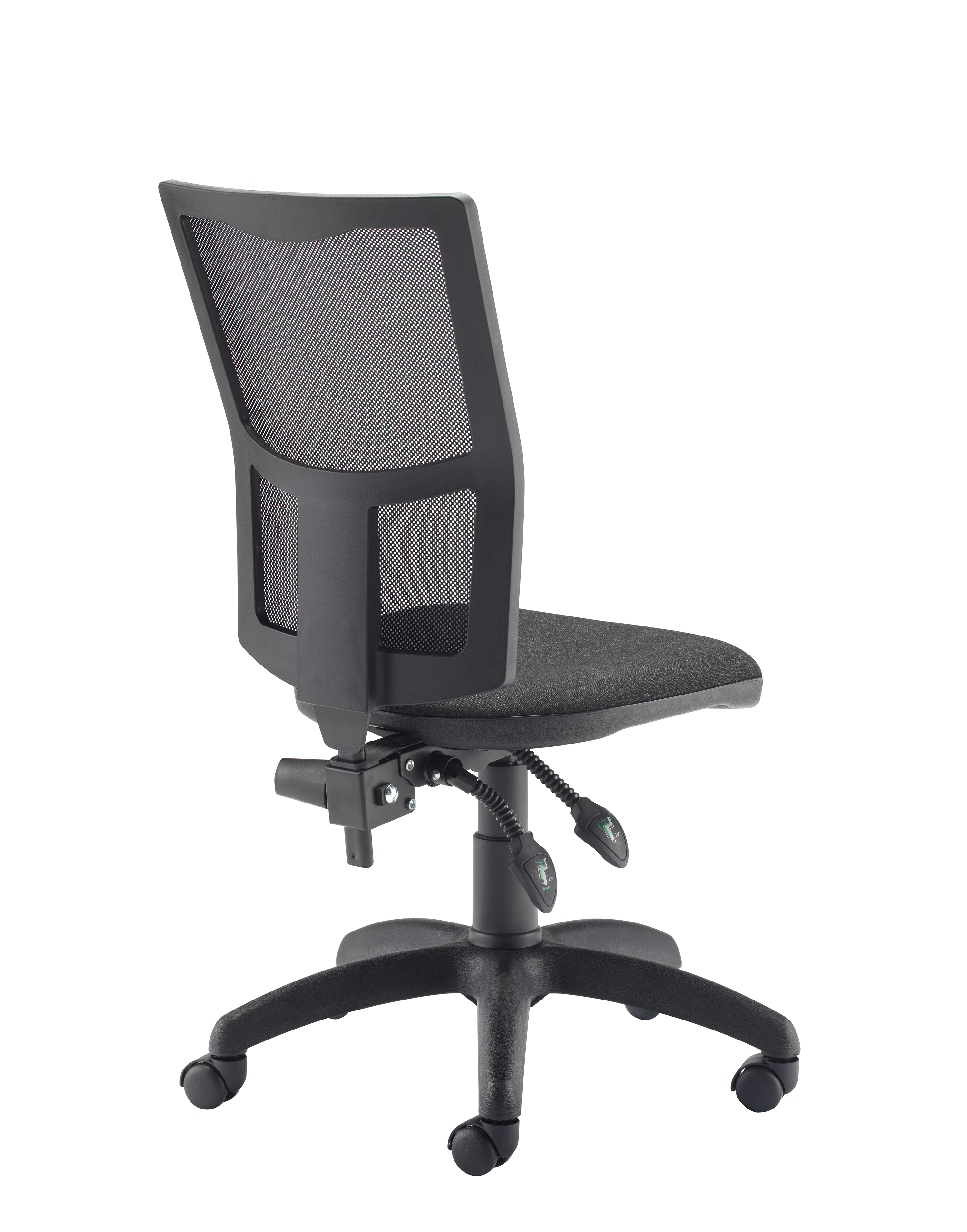 Calypso 2 Mesh Office Chair | No Arms | Charcoal thumbnail 4