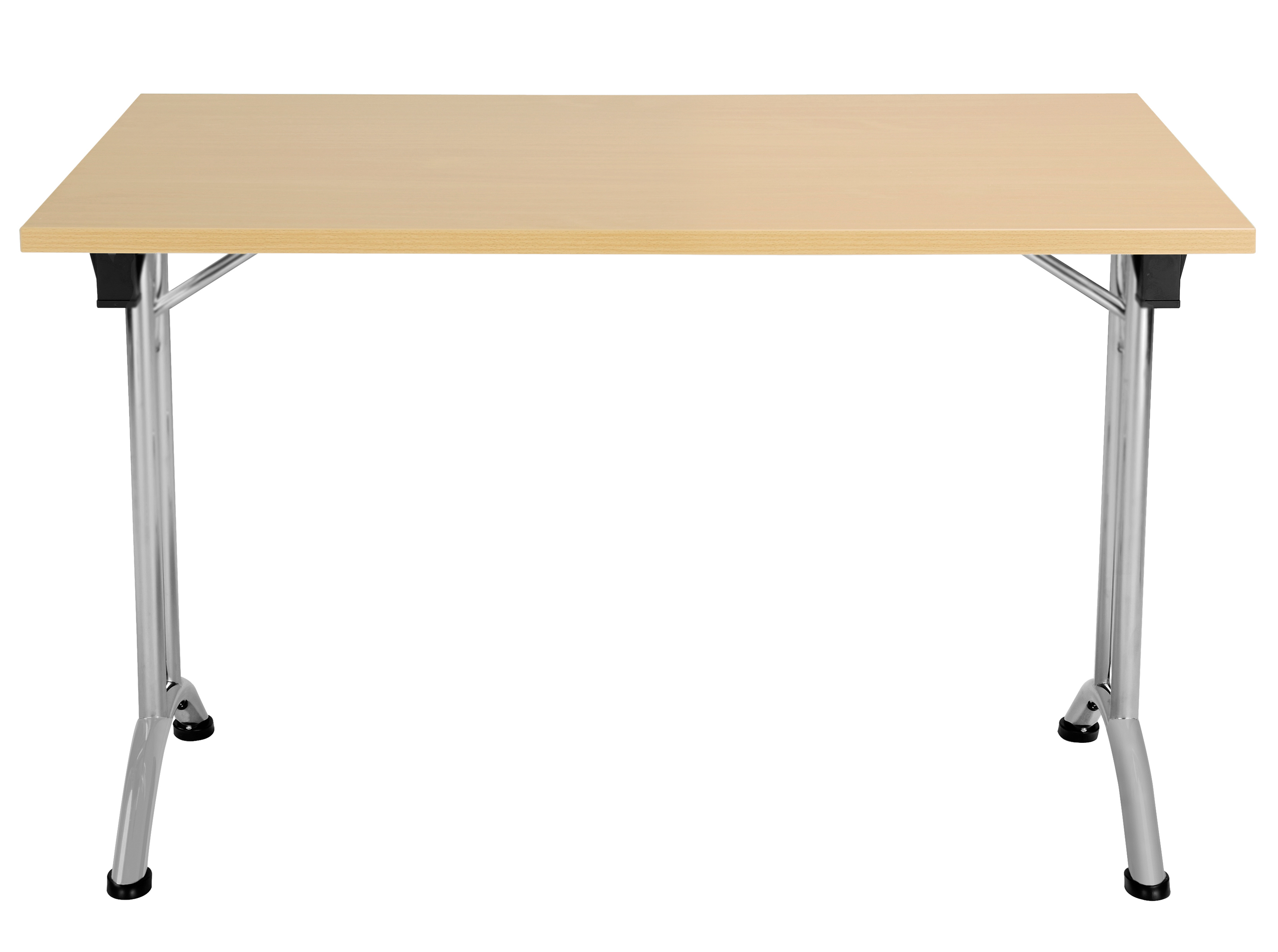 One Union Rectangular Folding Table (FSC) | 1200 X 700 | Nova Oak/Silver thumbnail 2