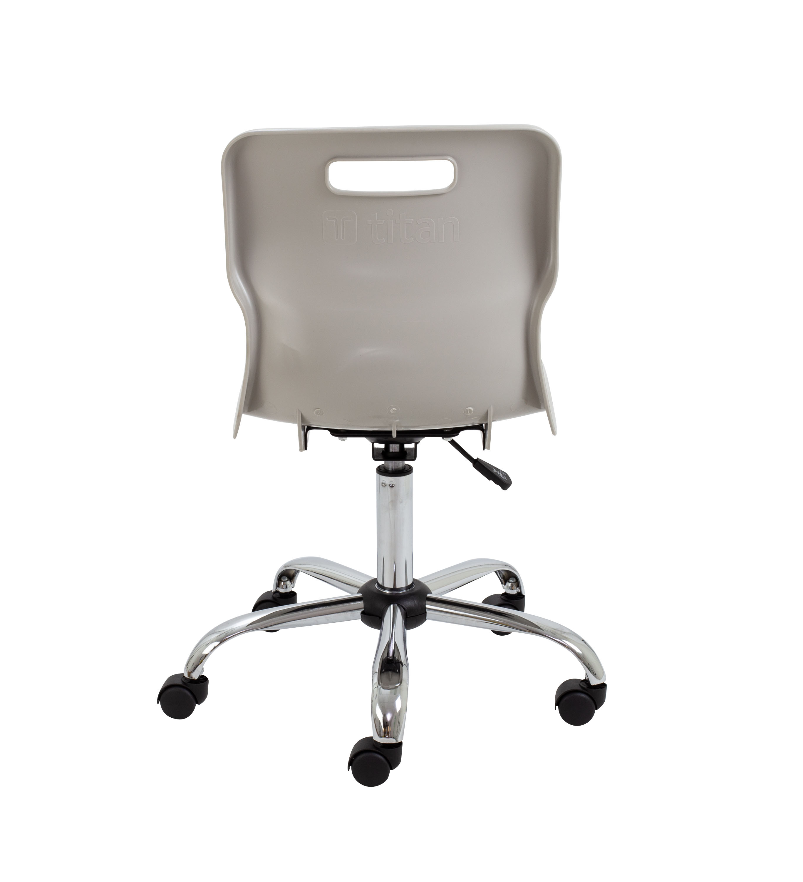 Titan Swivel Senior Chair with Chrome Base and Castors thumbnail 5