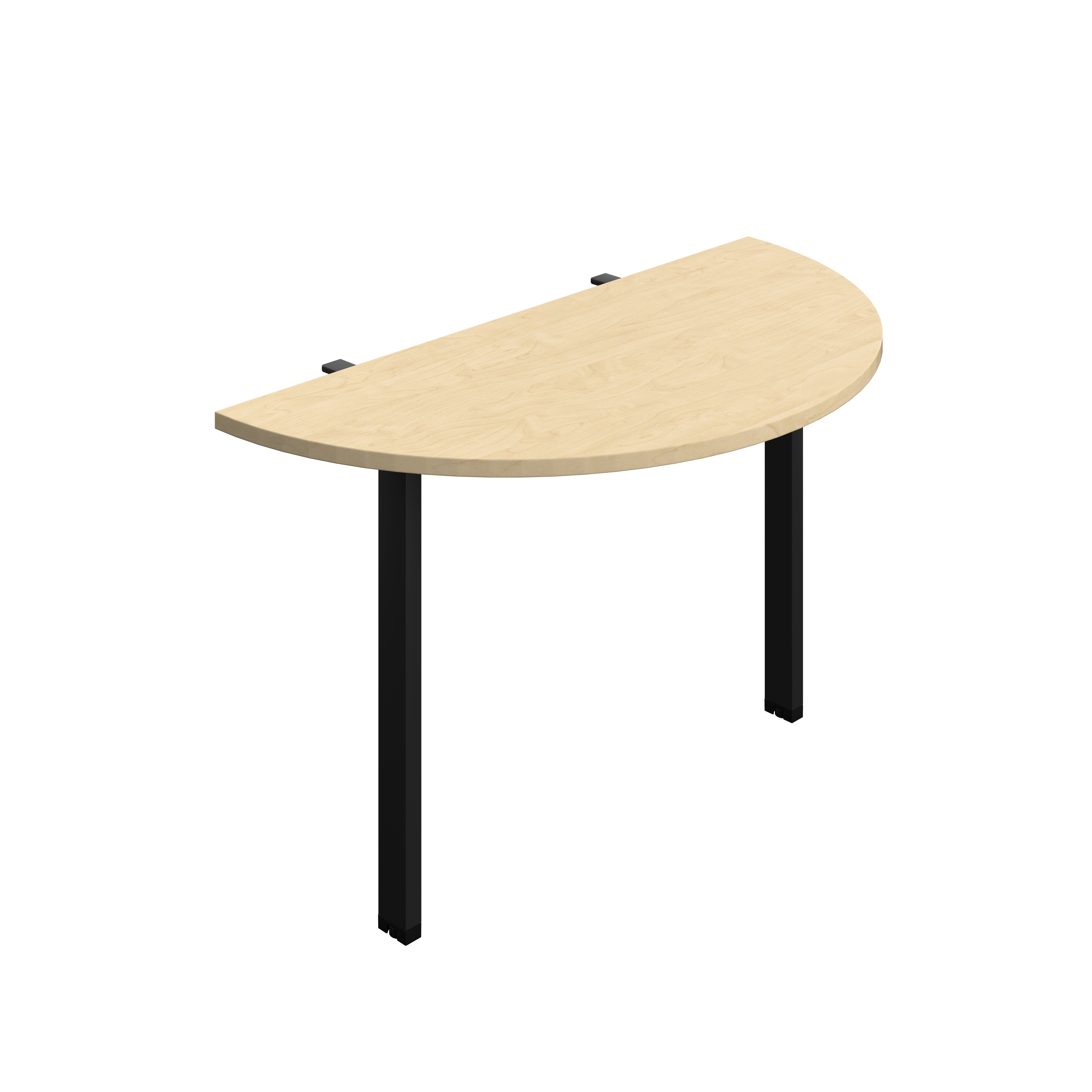 Synergy Screen Depth D-End Single Person Bench : Goal Post Leg : 1200 | 600 | Maple/Black