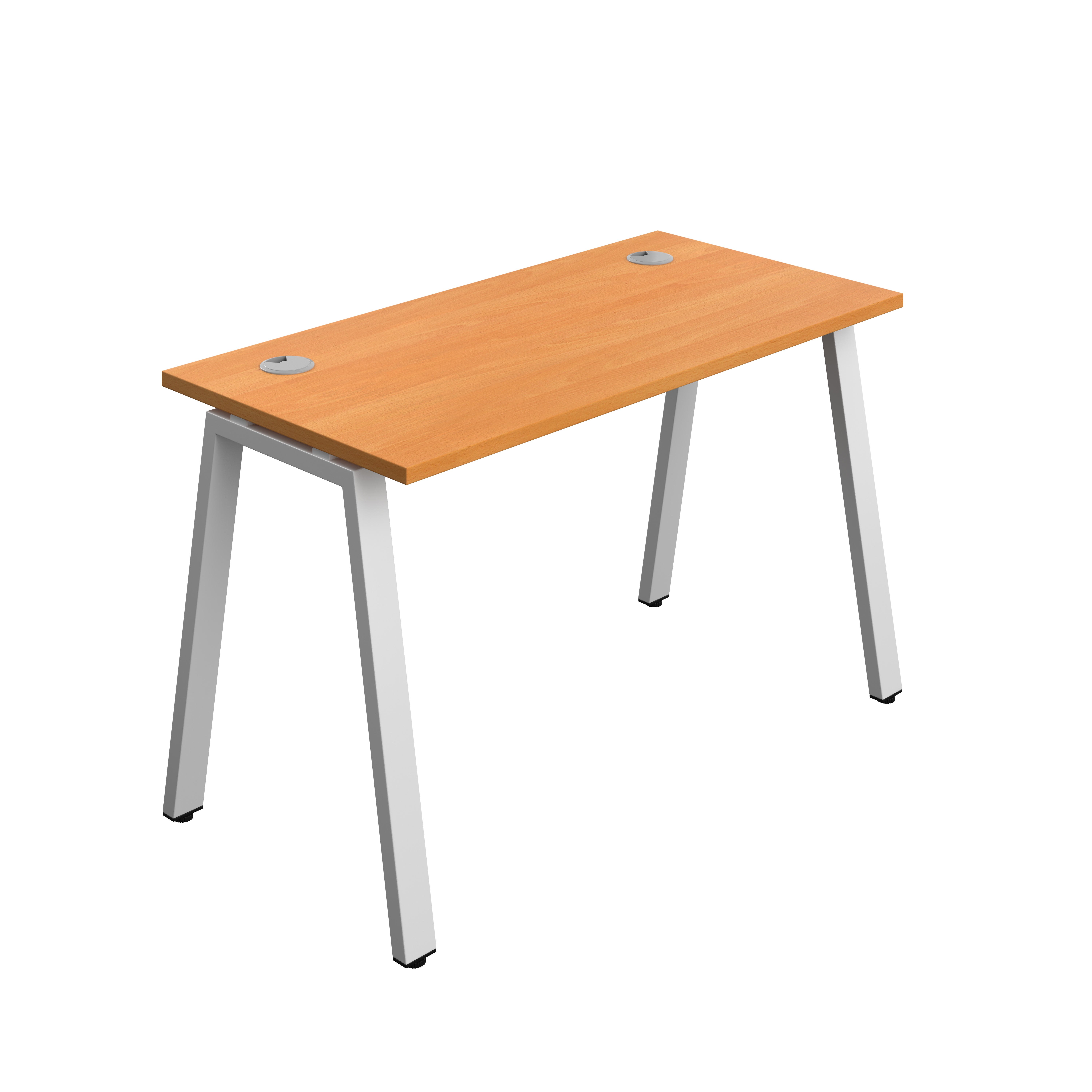 Synergy Bench with Cable Ports: 1 Person (FSC) : A-Frame Leg : 1200 | 600 | Unlimited/Silver