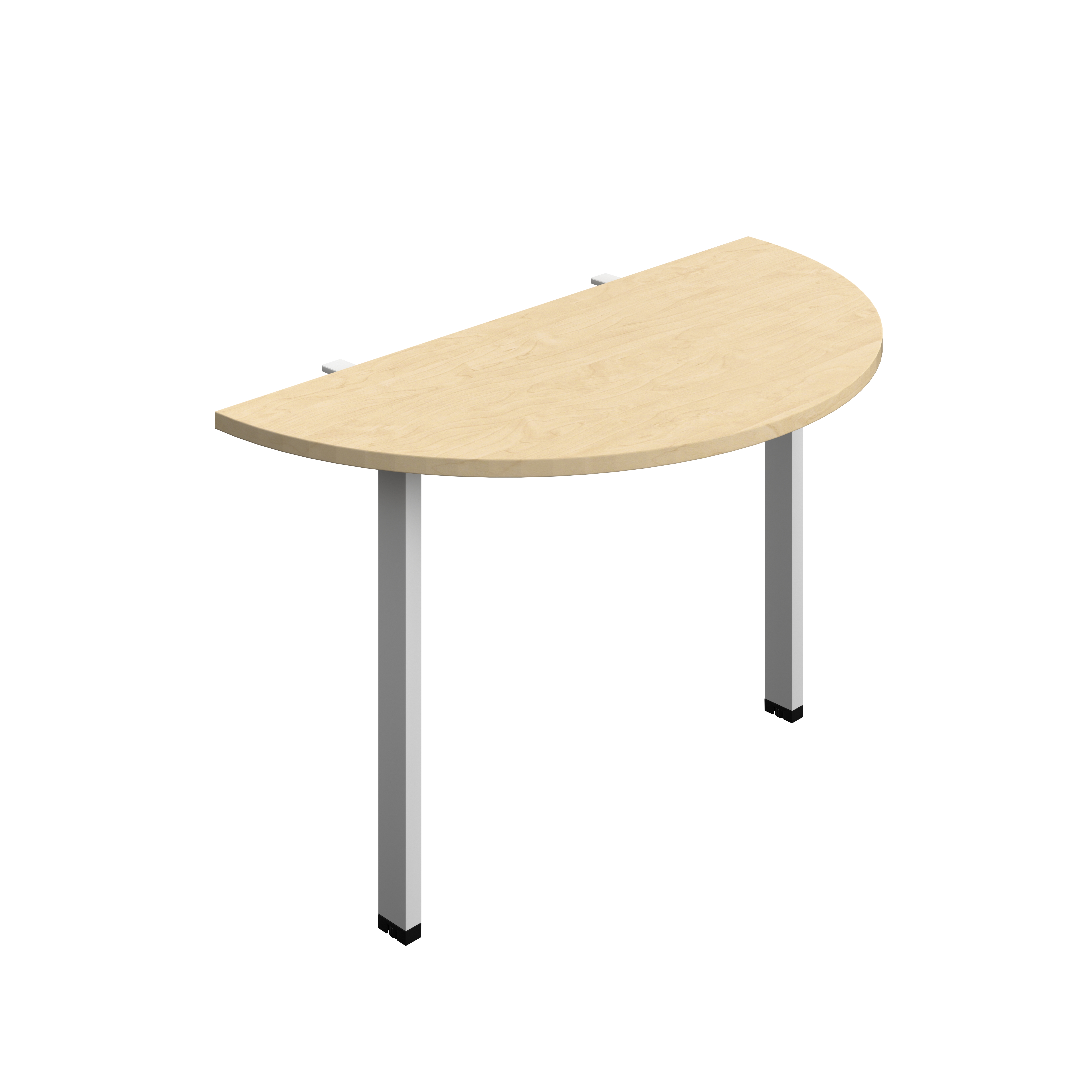 Synergy Screen Depth D-End Single Person Bench : Goal Post Leg : 1200 | 600 | Maple/Silver