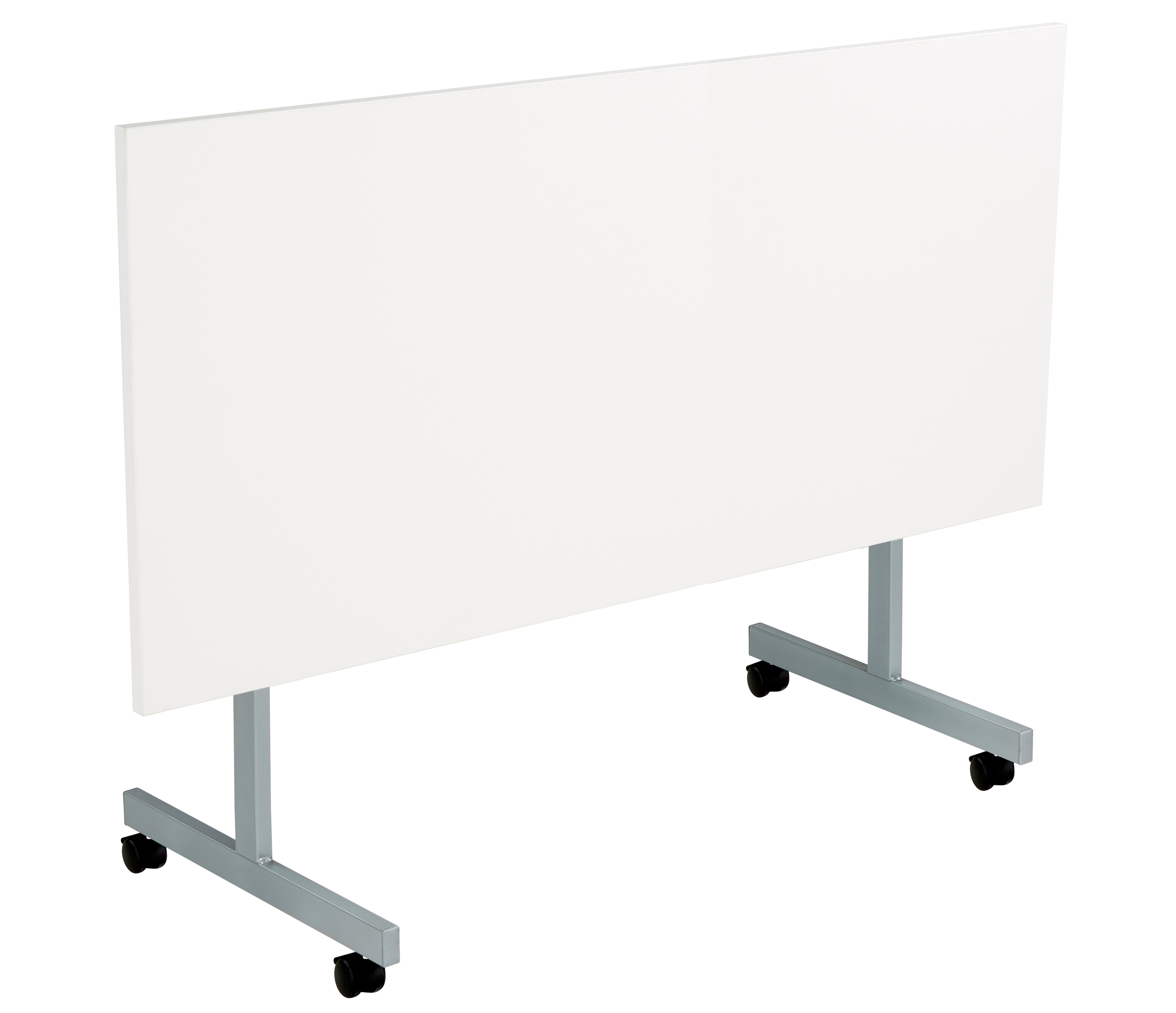 One Eighty Rectangular Tilting Table (FSC) | 1600 X 700 | White/Silver thumbnail 2