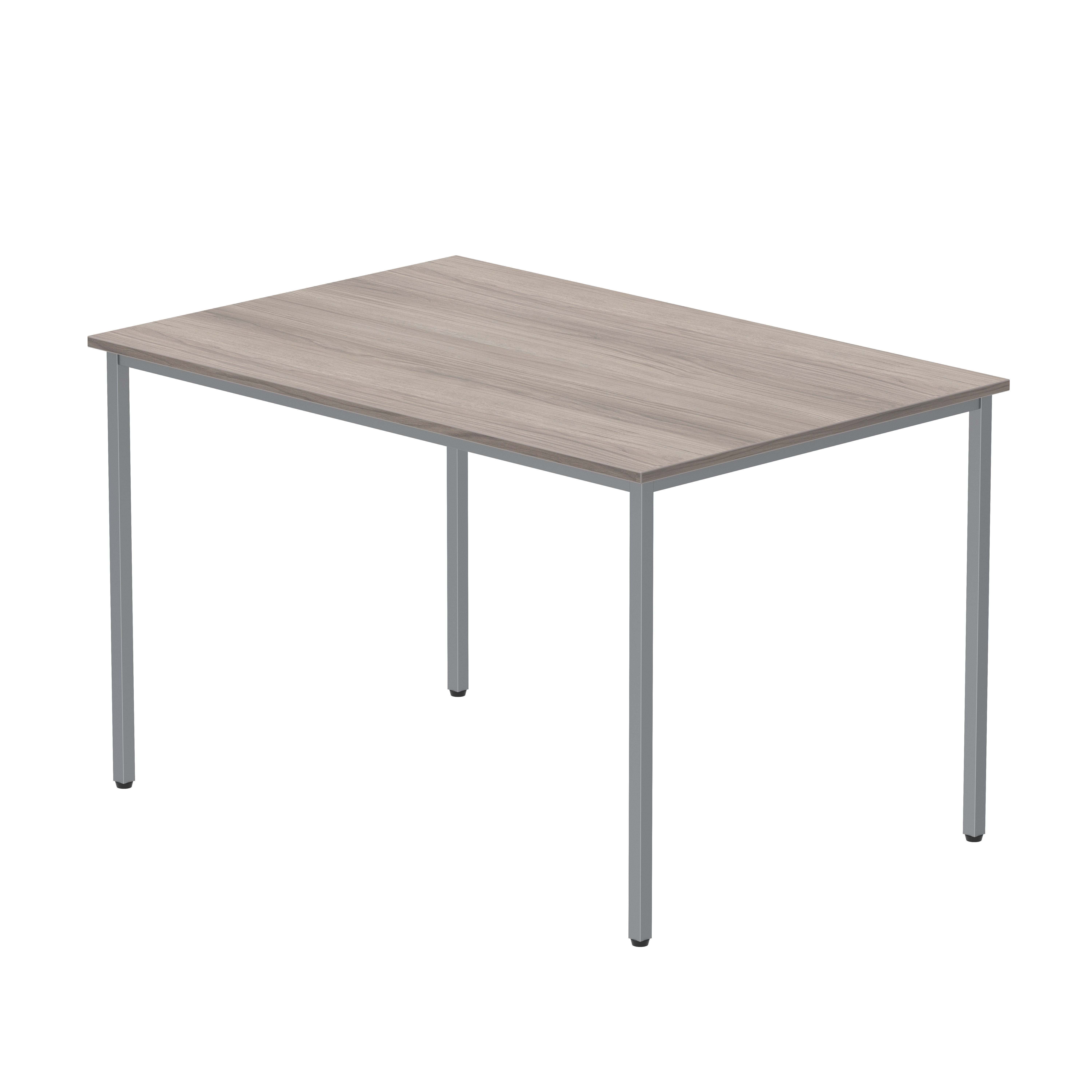 Office Rectangular Multi-Use Table (FSC) | 1200X800 | Alaskan Grey Oak/Silver thumbnail 2