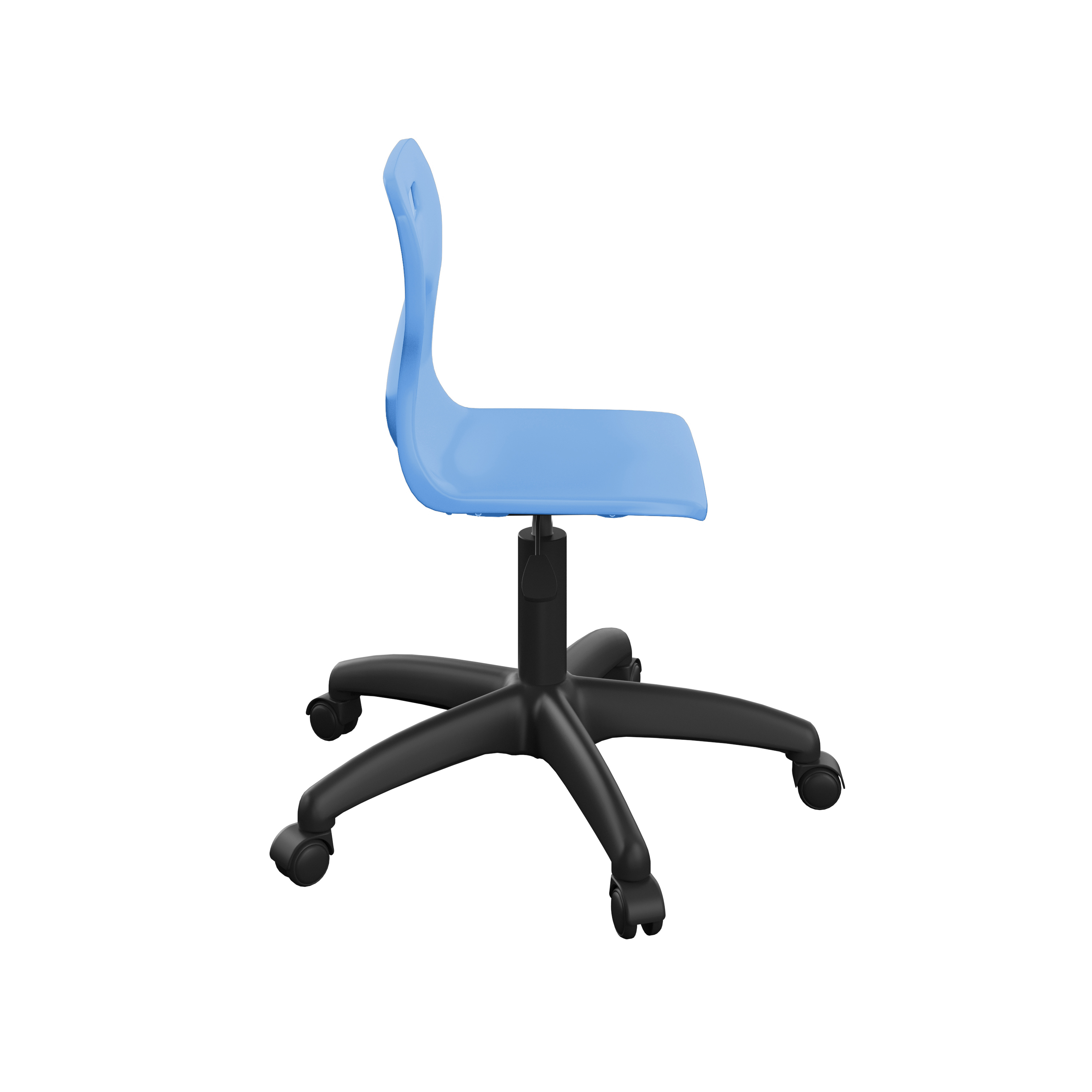 Titan Swivel Junior Chair with Plastic Base and Castors thumbnail 3