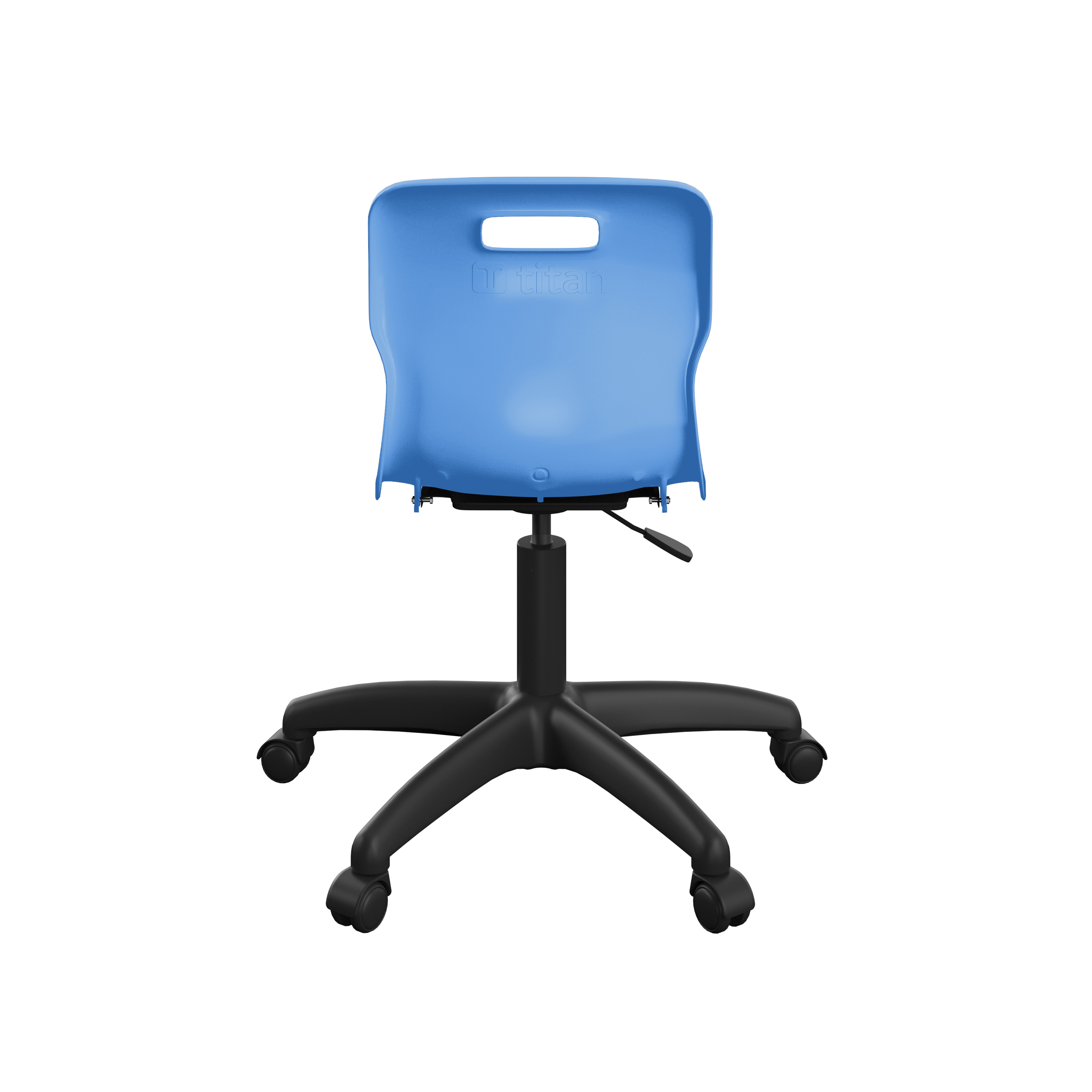 Titan Swivel Junior Chair with Plastic Base and Castors thumbnail 5