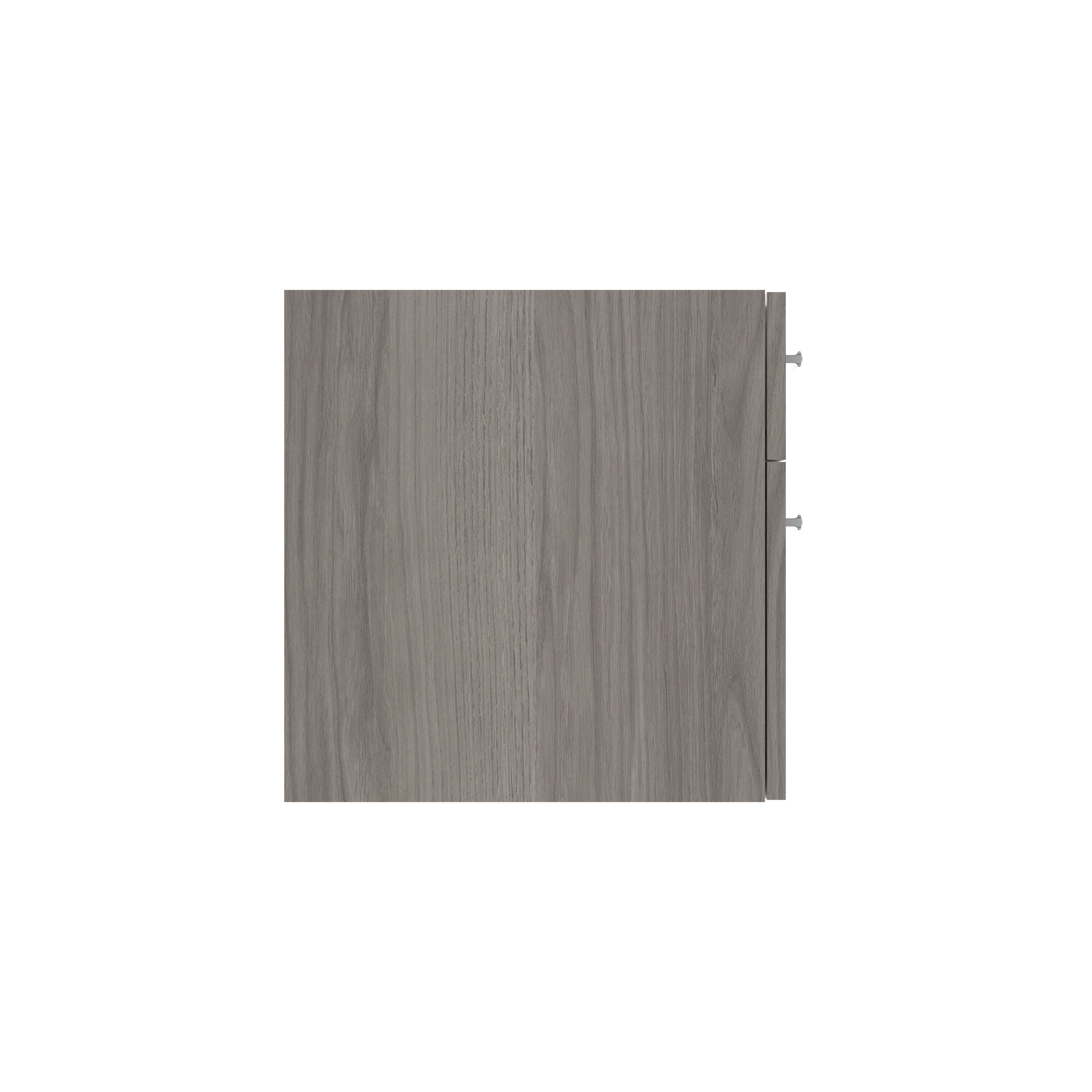 Fixed Under Desk Office Storage Unit (FSC) | 2 Drawers | 600 Deep | Alaskan Grey Oak thumbnail 3