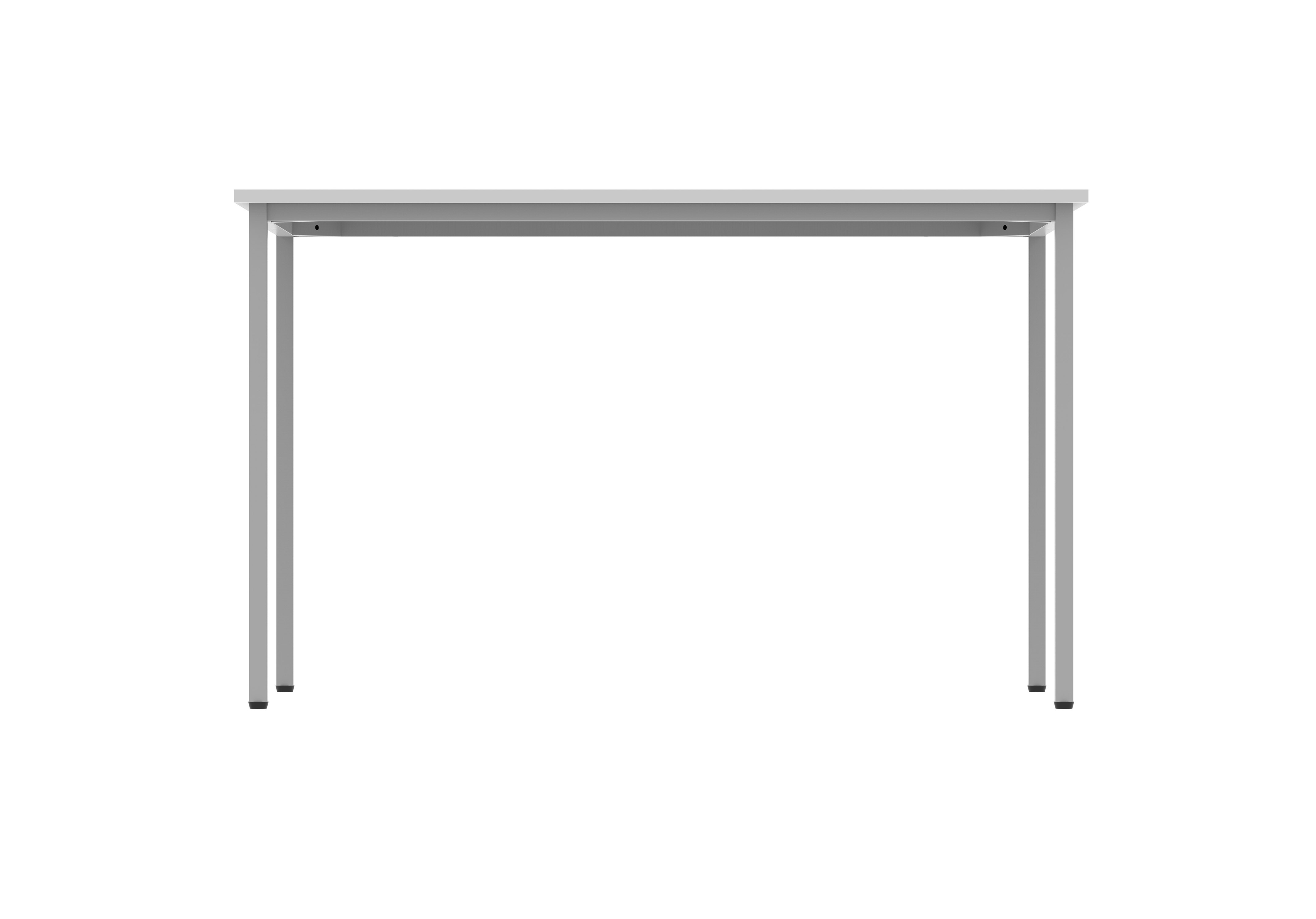 Office Rectangular Multi-Use Table (FSC) | 1200X800 | Arctic White/Silver thumbnail 6