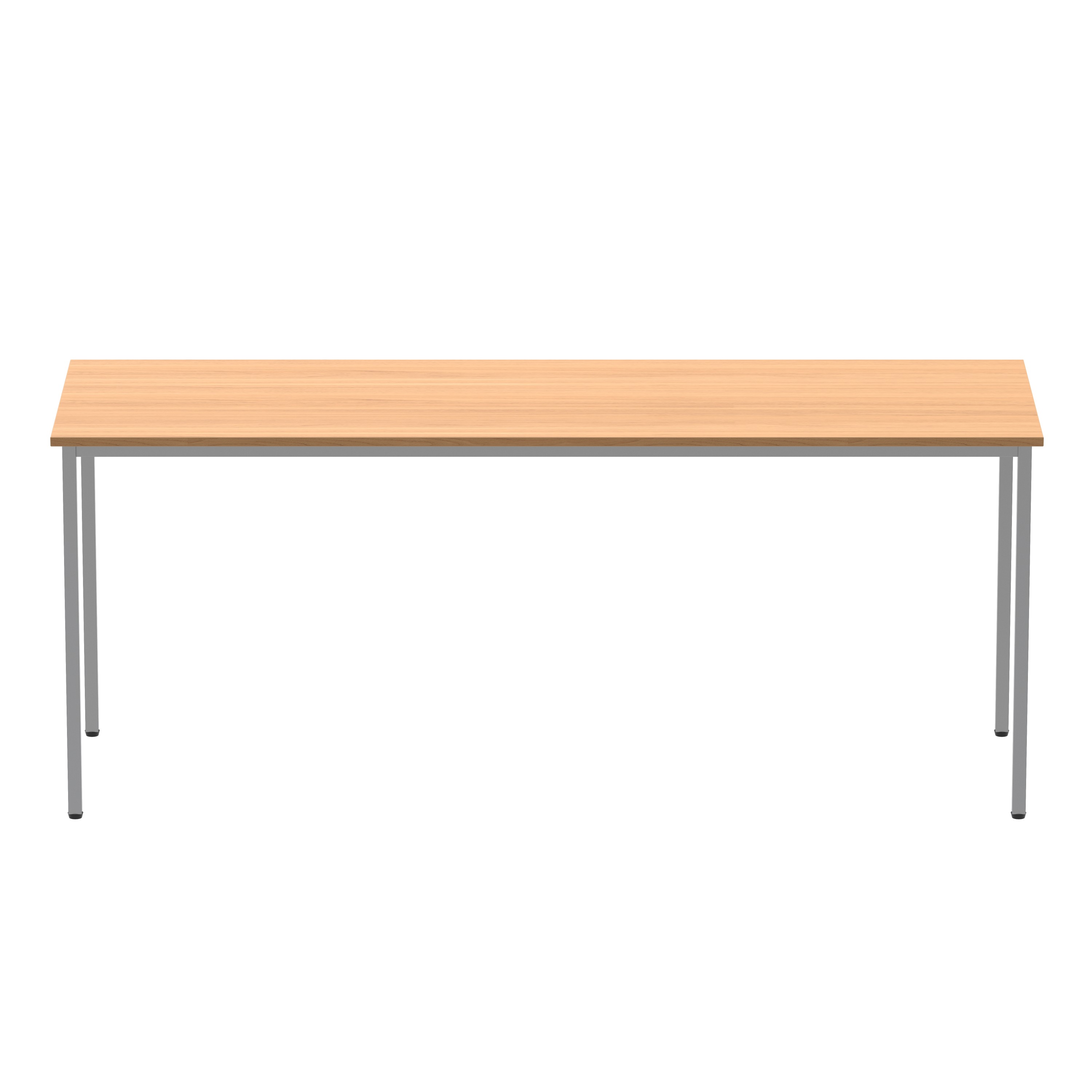 Office Rectangular Multi-Use Table (FSC) | 1800X600 | Norwegian Beech/Silver thumbnail 3