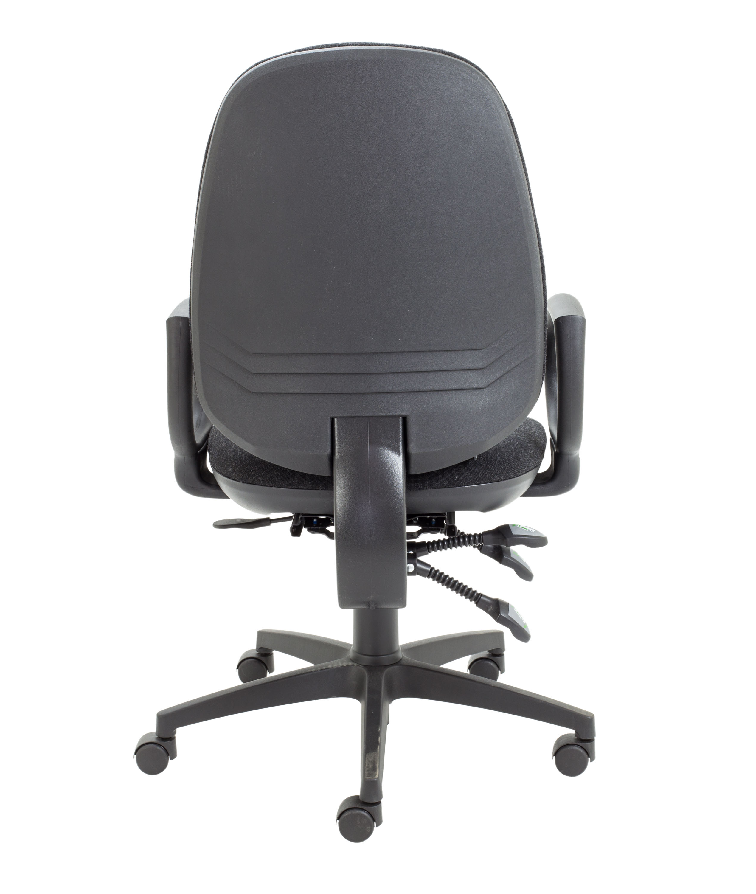 Maxi Ergo Chair with Lumbar Pump | Fixed Arms | Charcoal thumbnail 5