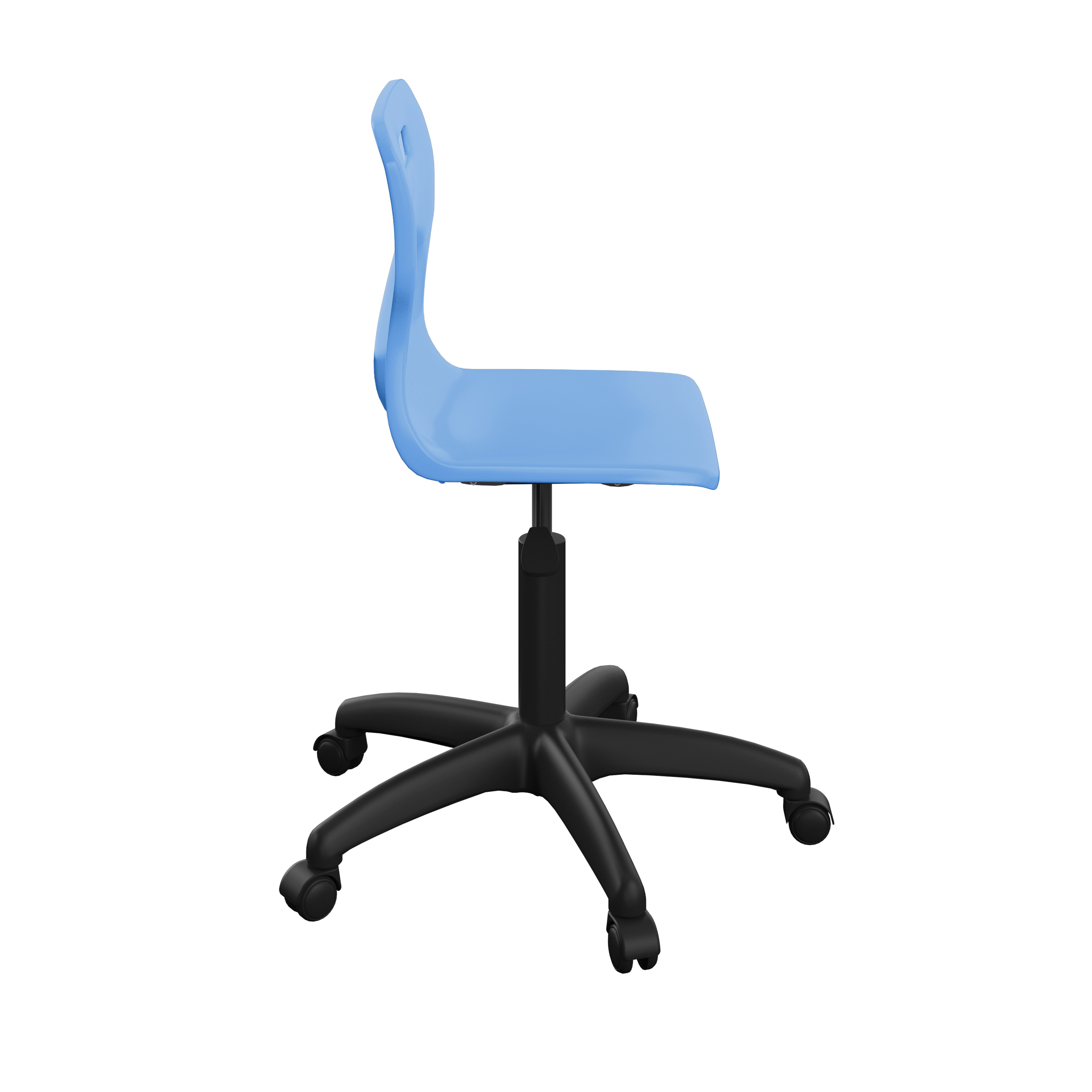 Titan Swivel Senior Chair with Plastic Base and Castors thumbnail 3