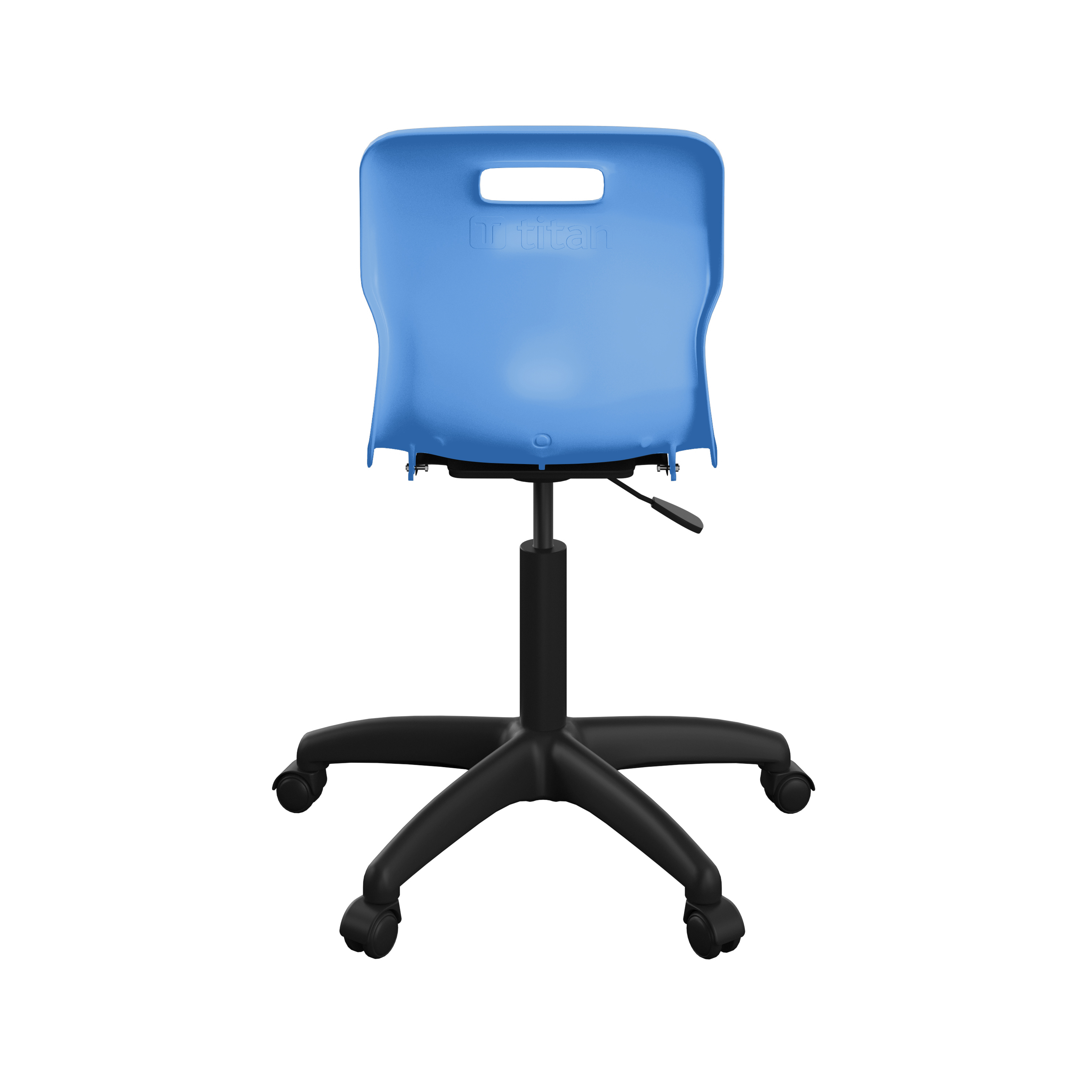 Titan Swivel Senior Chair with Plastic Base and Castors thumbnail 5