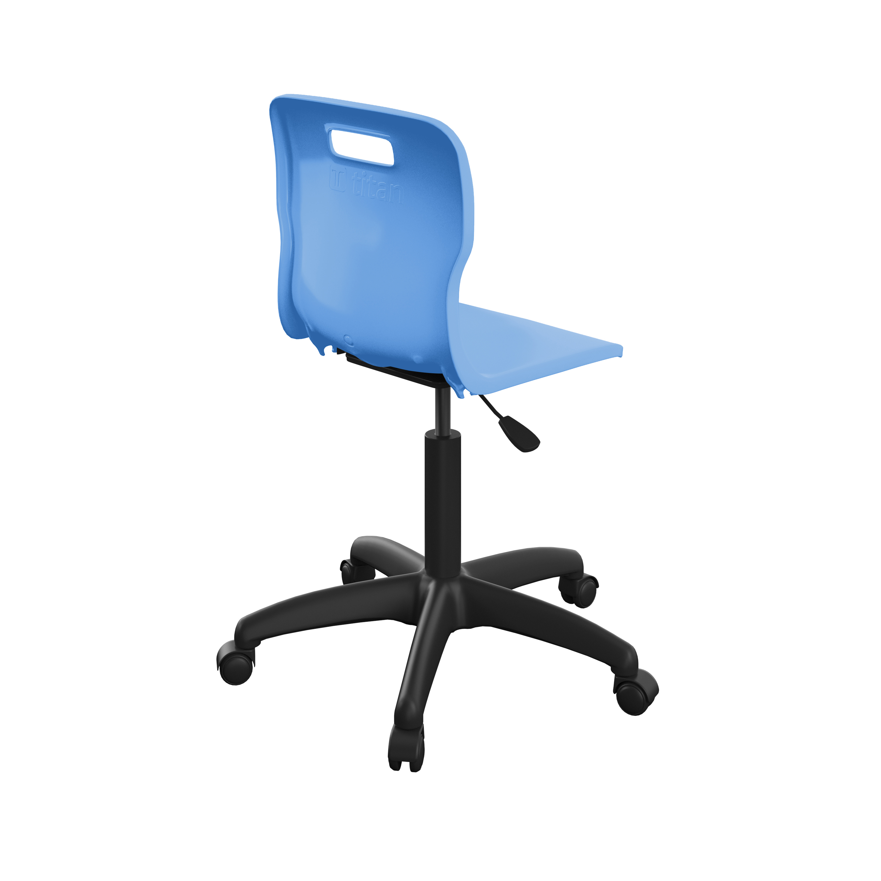 Titan Swivel Senior Chair with Plastic Base and Castors thumbnail 4