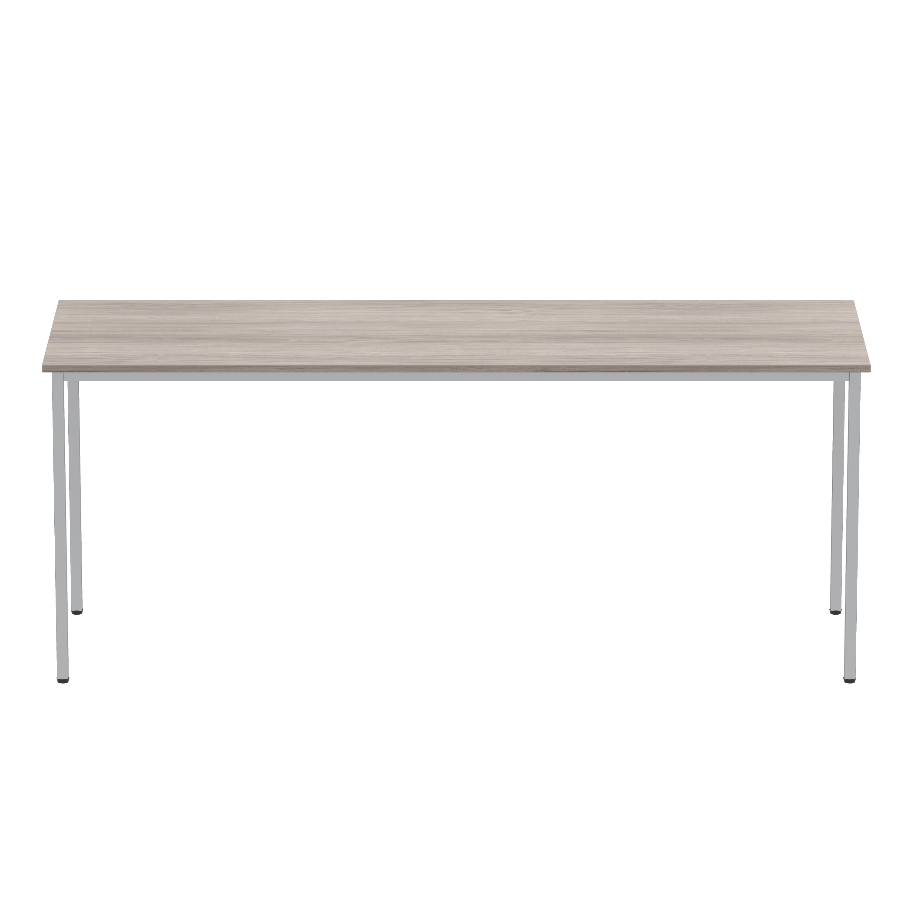Office Rectangular Multi-Use Table (FSC) | 1800X600 | Alaskan Grey Oak/Silver thumbnail 3