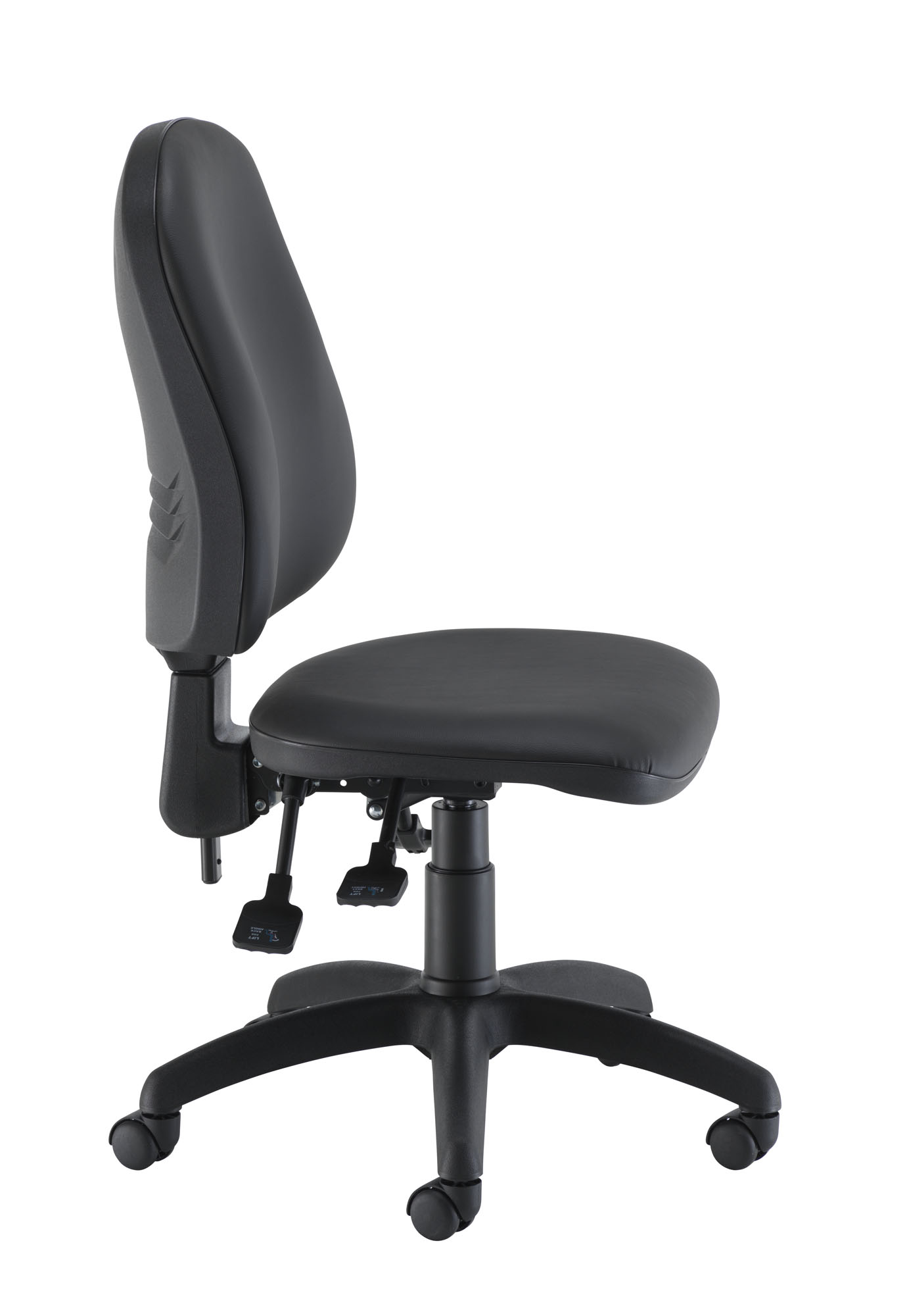 Calypso 2 Deluxe Chair | No Arms | Black PU thumbnail 3