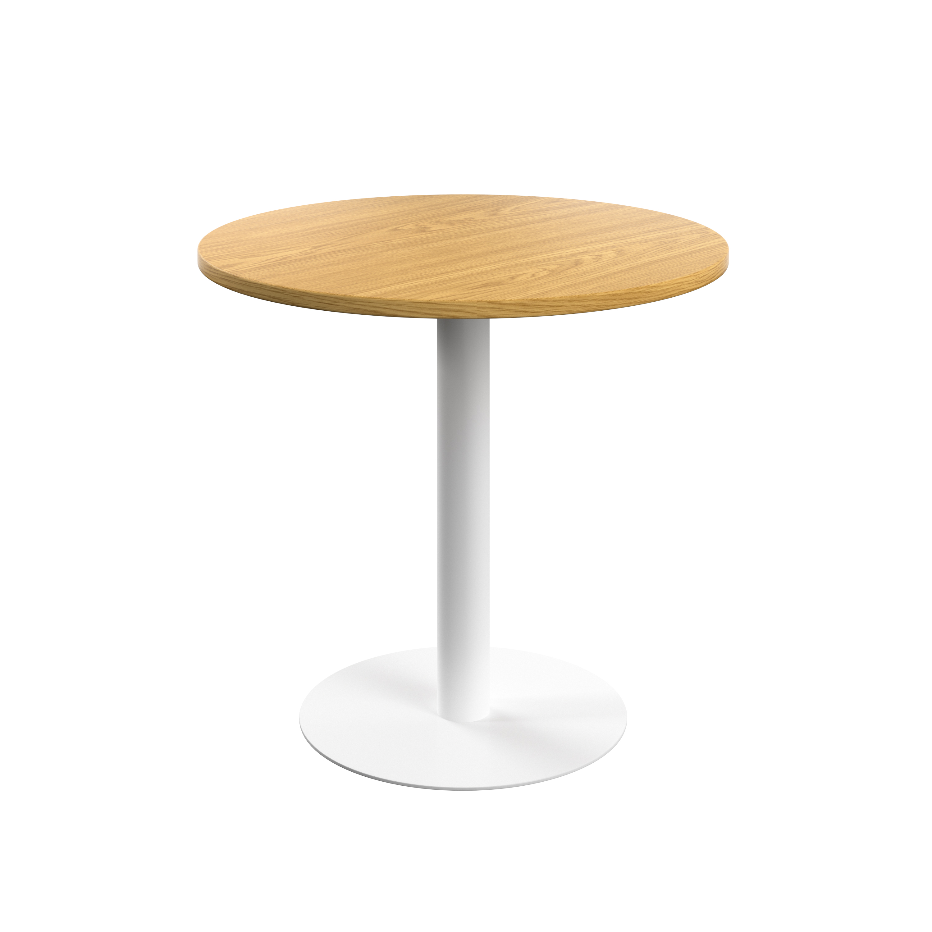 Contract Table Mid (FSC) | 800mm | Nova Oak/White