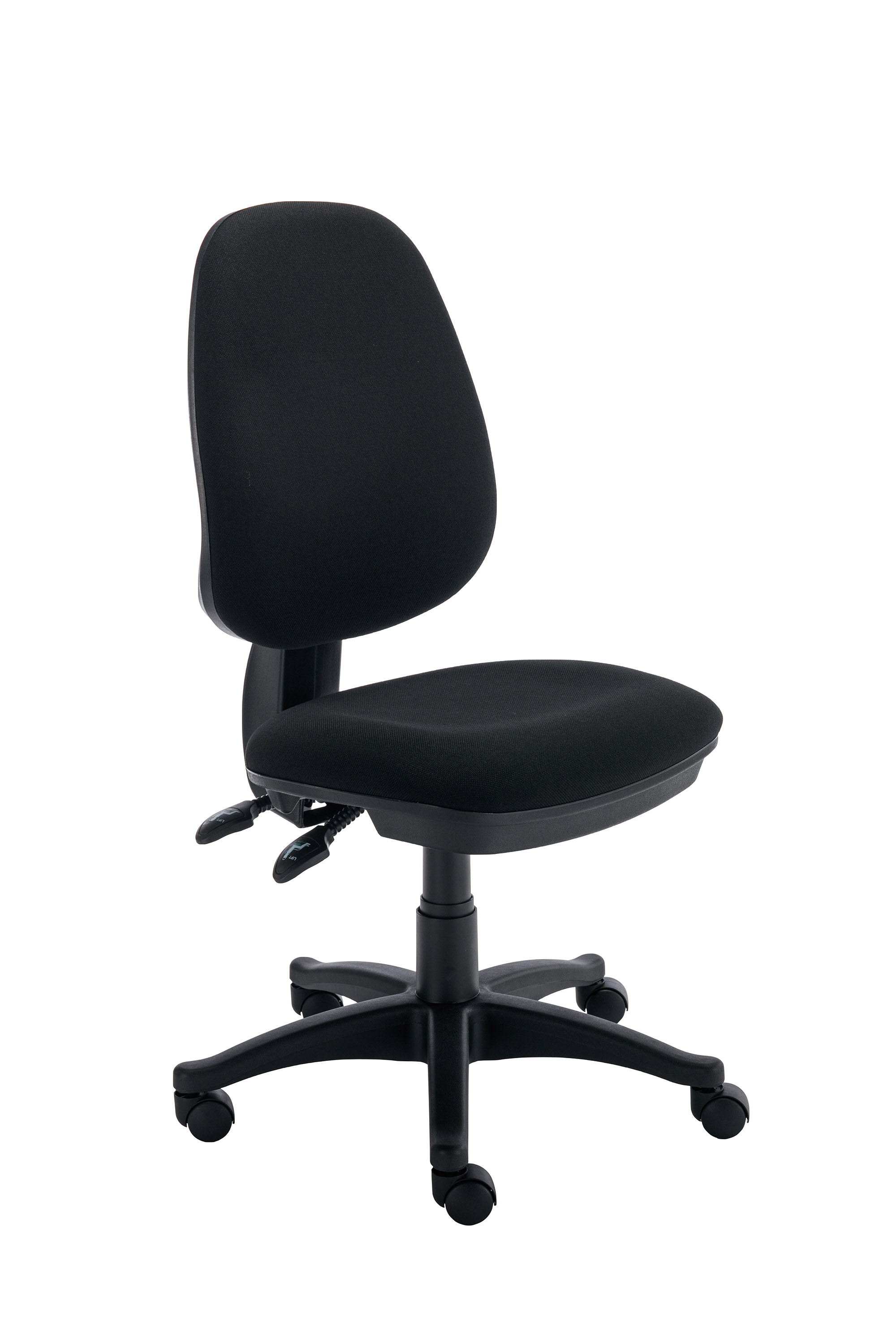 Versi+2+Lever+Operator+Chair+No+Arms+Black