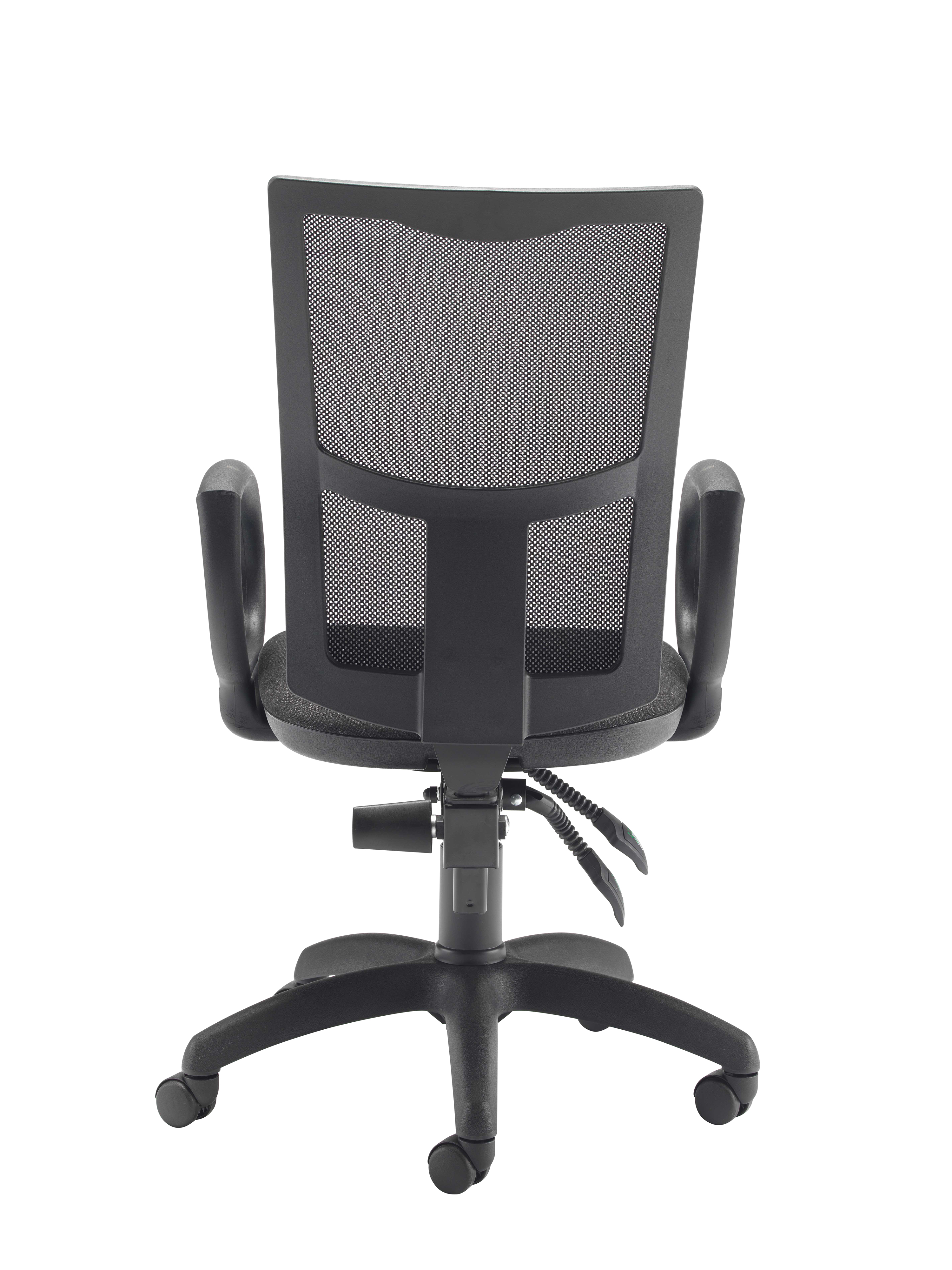 Calypso 2 Mesh Office Chair | Fixed Arms | Charcoal thumbnail 5