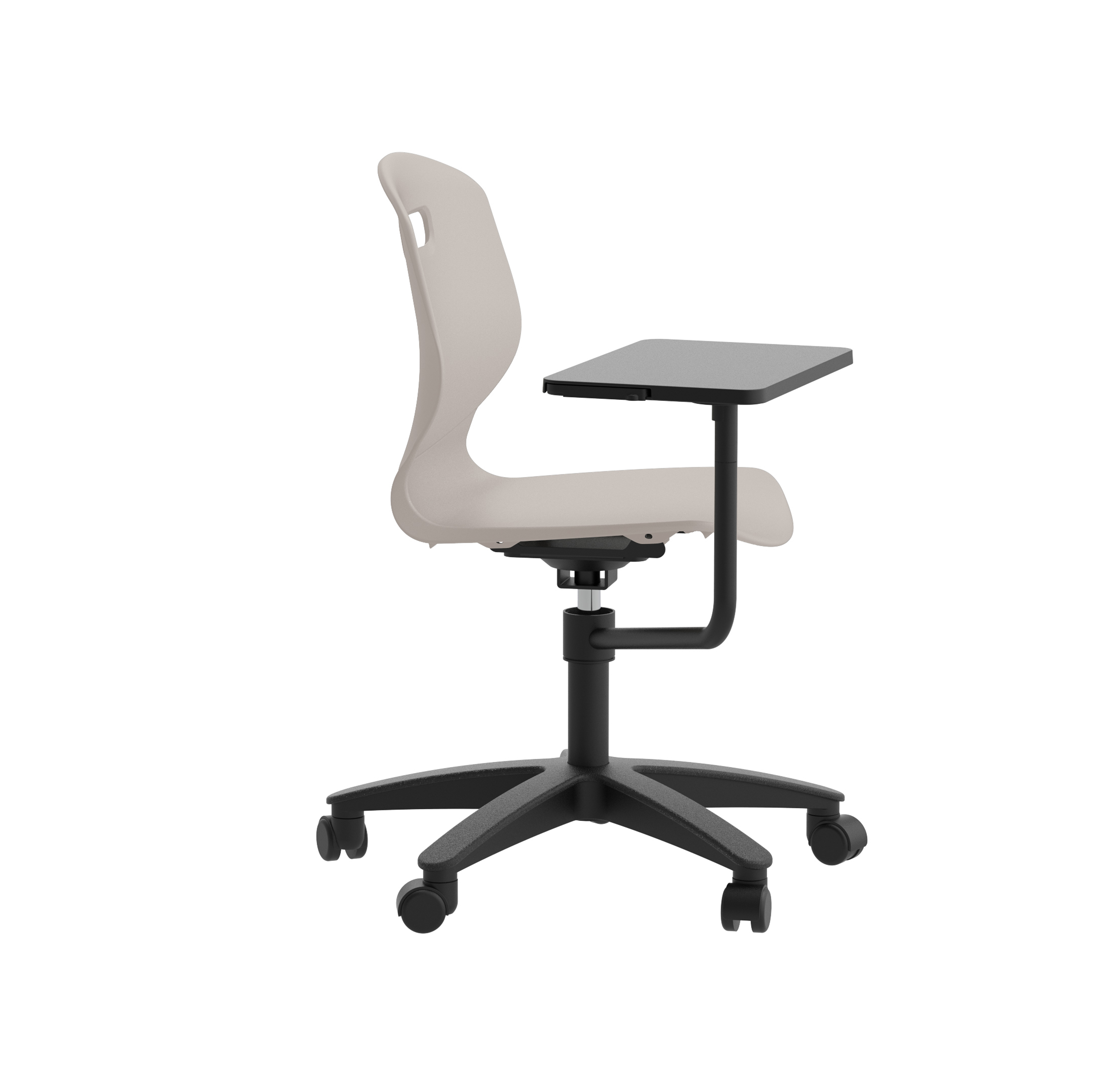 Titan Arc Swivel Chair with Arm Tablet thumbnail 3
