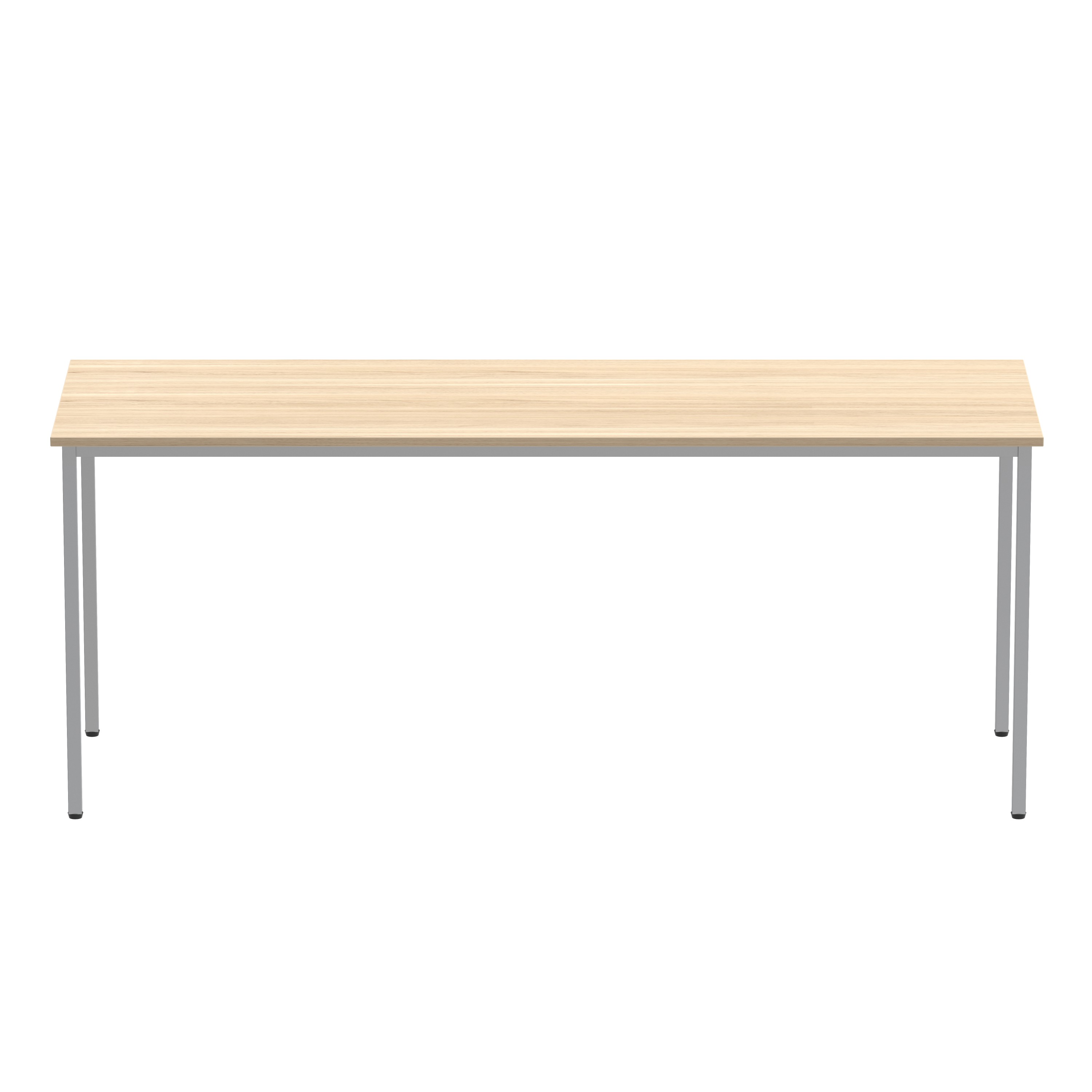 Office Rectangular Multi-Use Table (FSC) | 1800X600 | Canadian Oak/Silver thumbnail 3