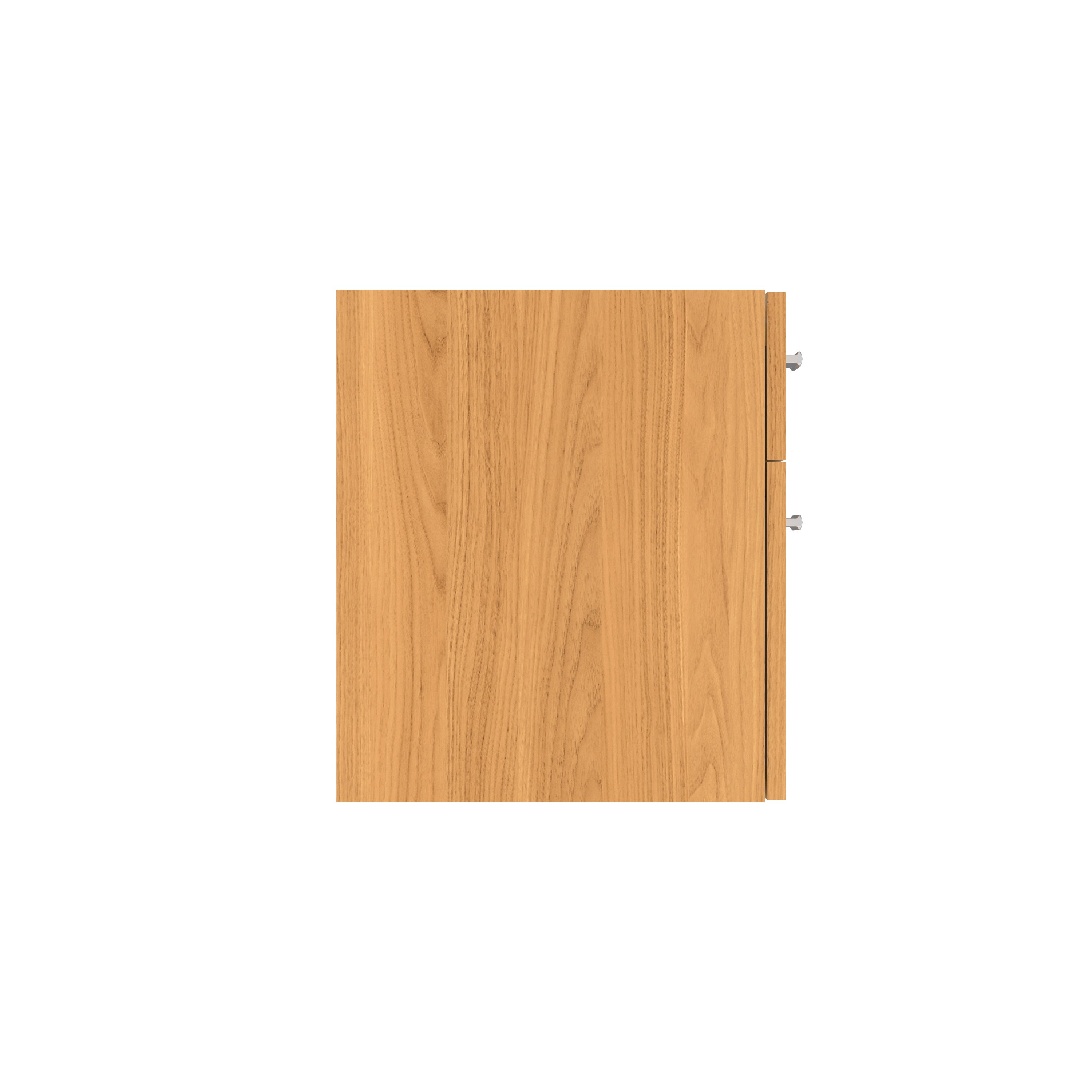 Fixed Under Desk Office Storage Unit (FSC) | 2 Drawers | 800 Deep | Norwegian Beech thumbnail 3