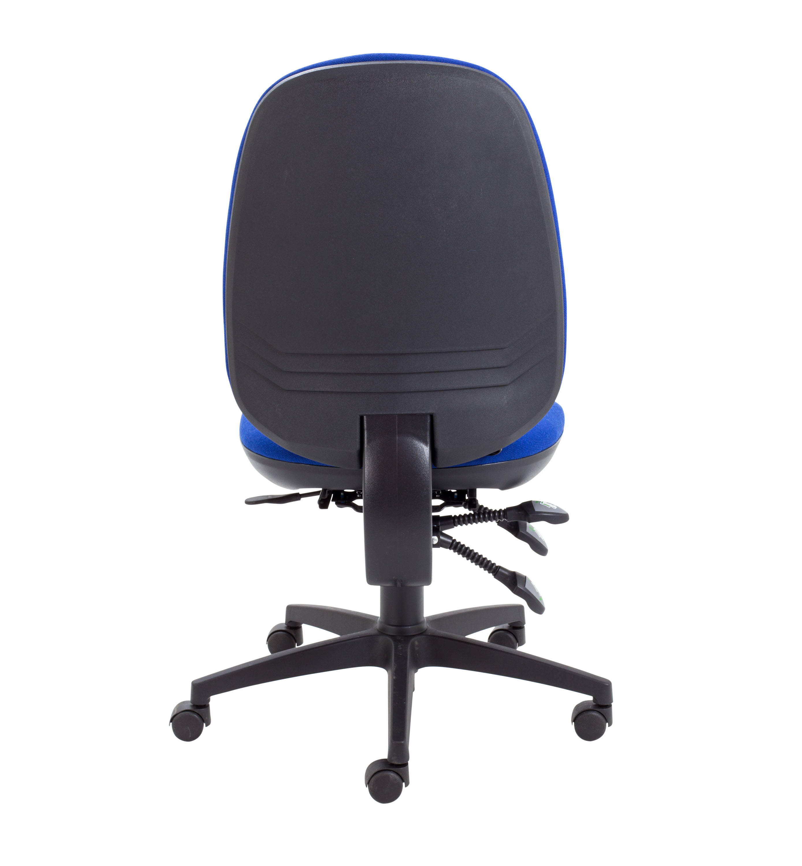 Maxi Ergo Chair with Lumbar Pump | No Arms | Royal Blue thumbnail 5