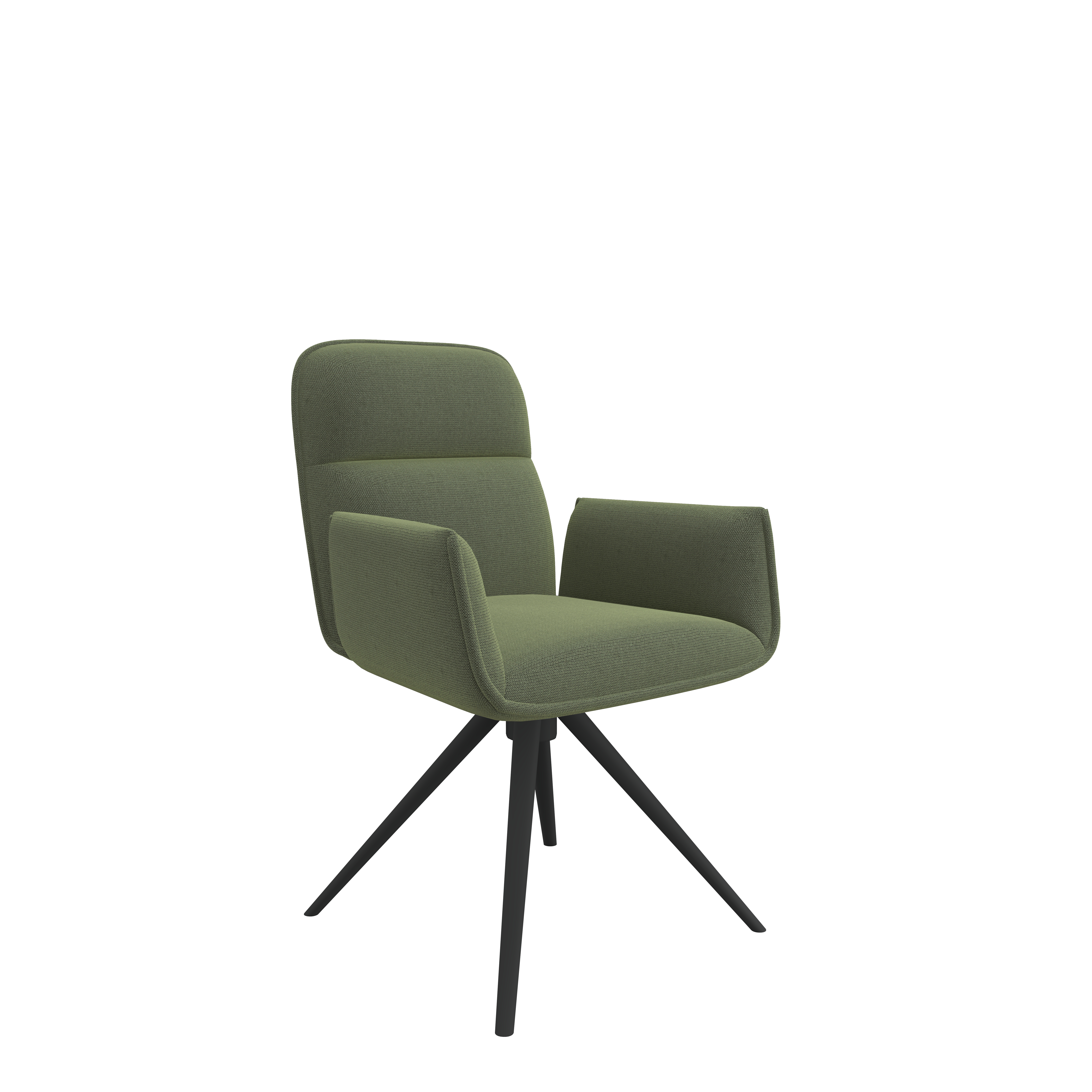 Faze Armchair with 4 Star Base | Green/Black
