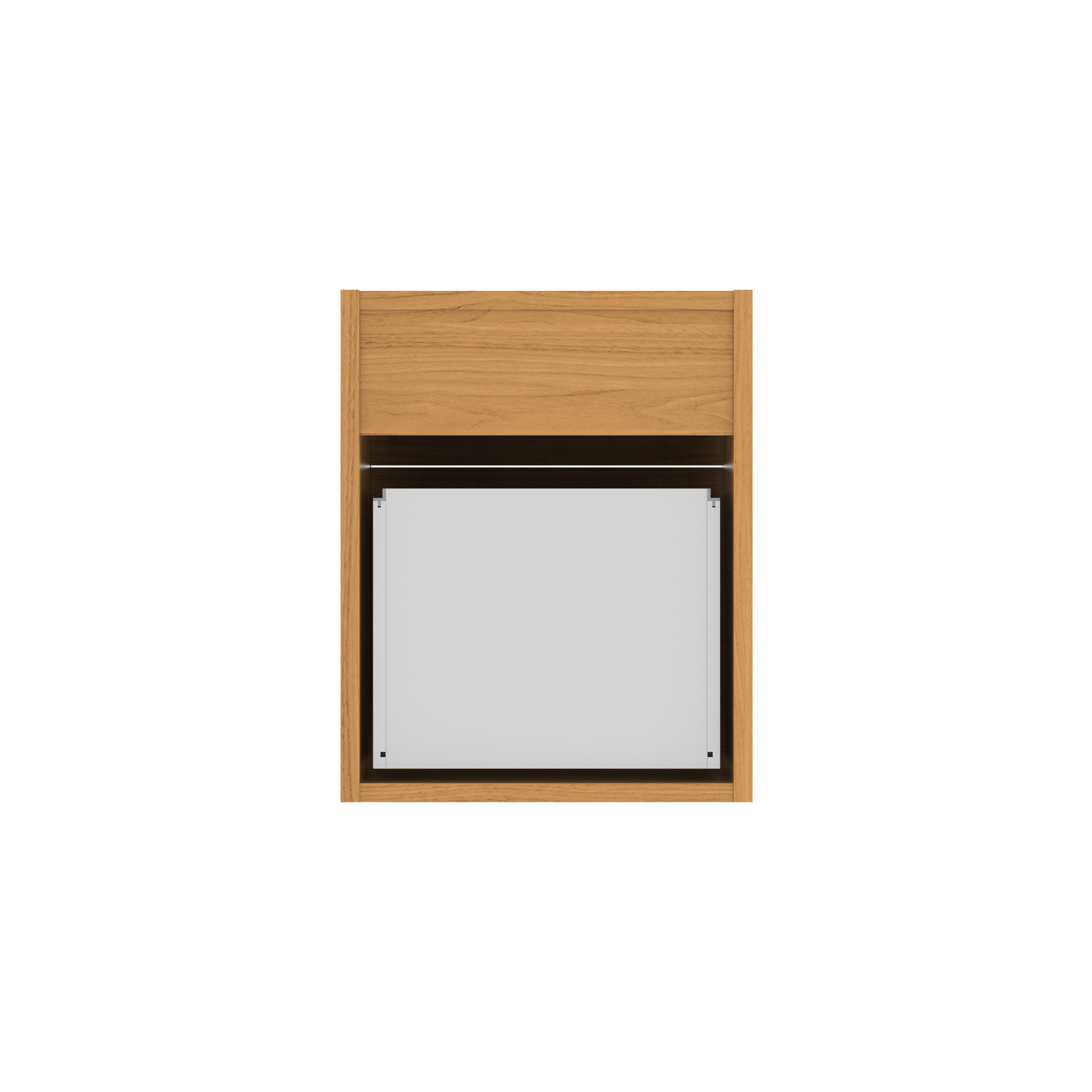 Fixed Under Desk Office Storage Unit (FSC) | 2 Drawers | 800 Deep | Norwegian Beech thumbnail 4