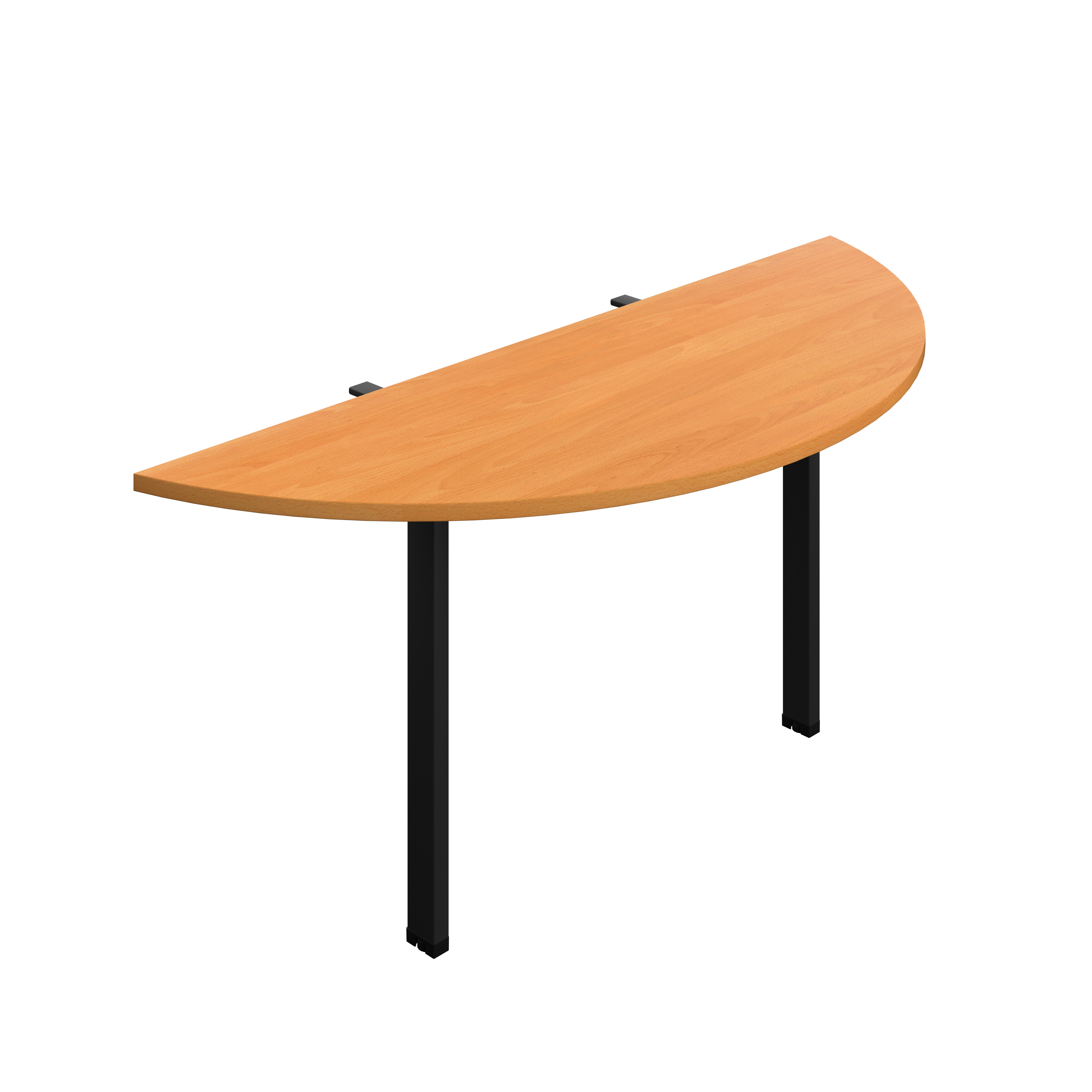 Synergy Screen Depth D-End Single Person Bench : Goal Post Leg : 1600 | 600 | Beech/Black