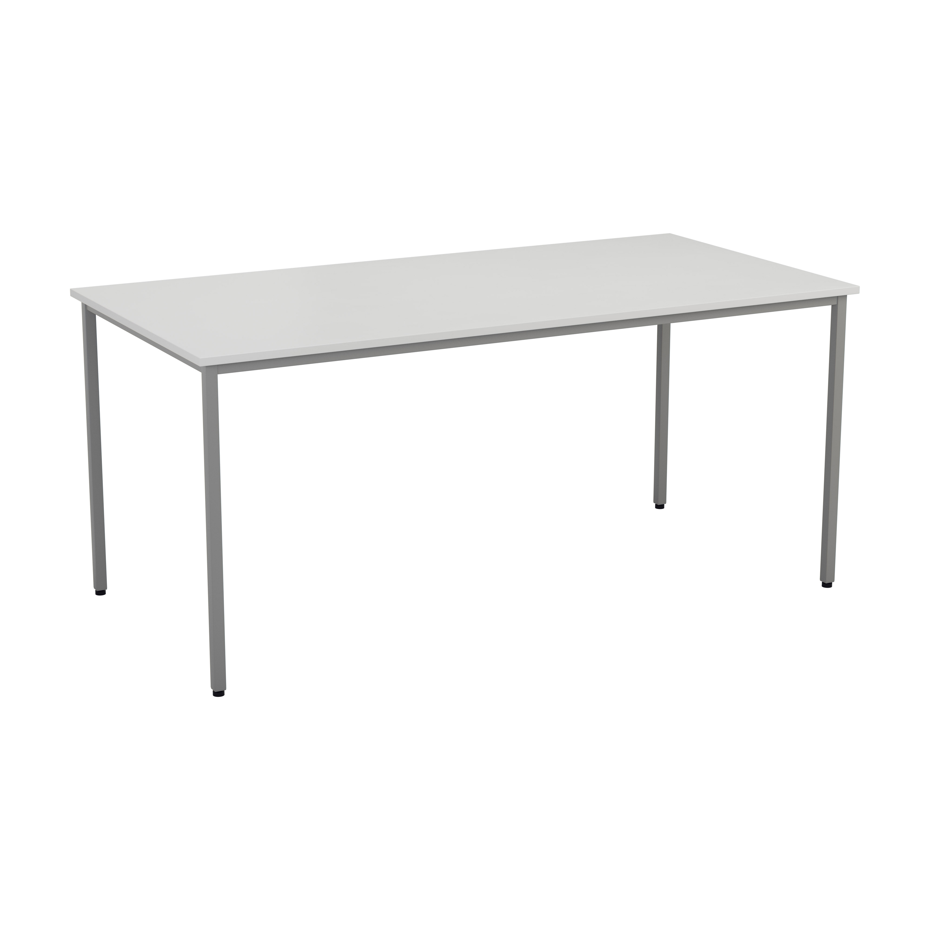 Rectangular Multipurpose Table | 1800 X 800 | White/Silver thumbnail 4