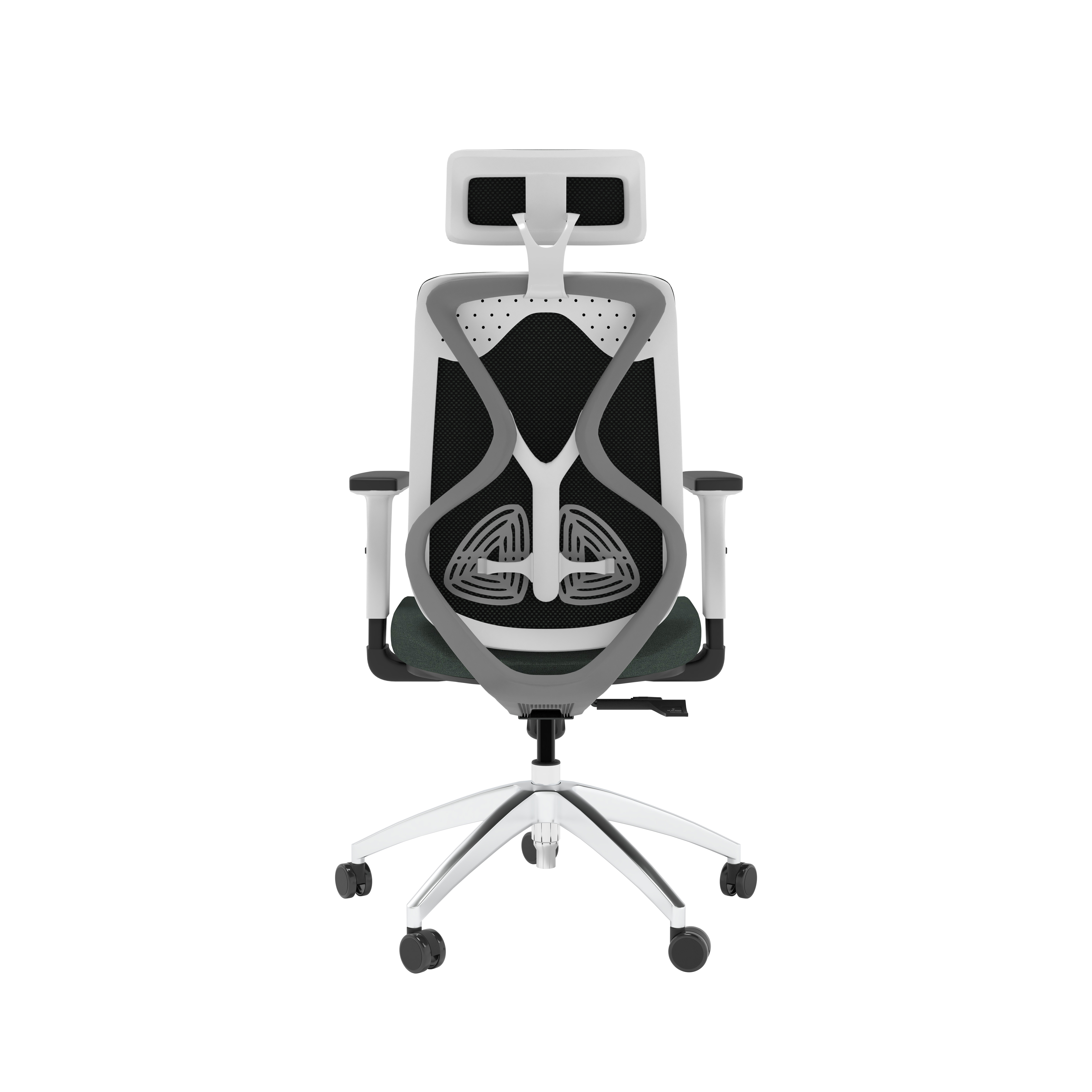 Maldini High Back Office Chair | Green/White thumbnail 6