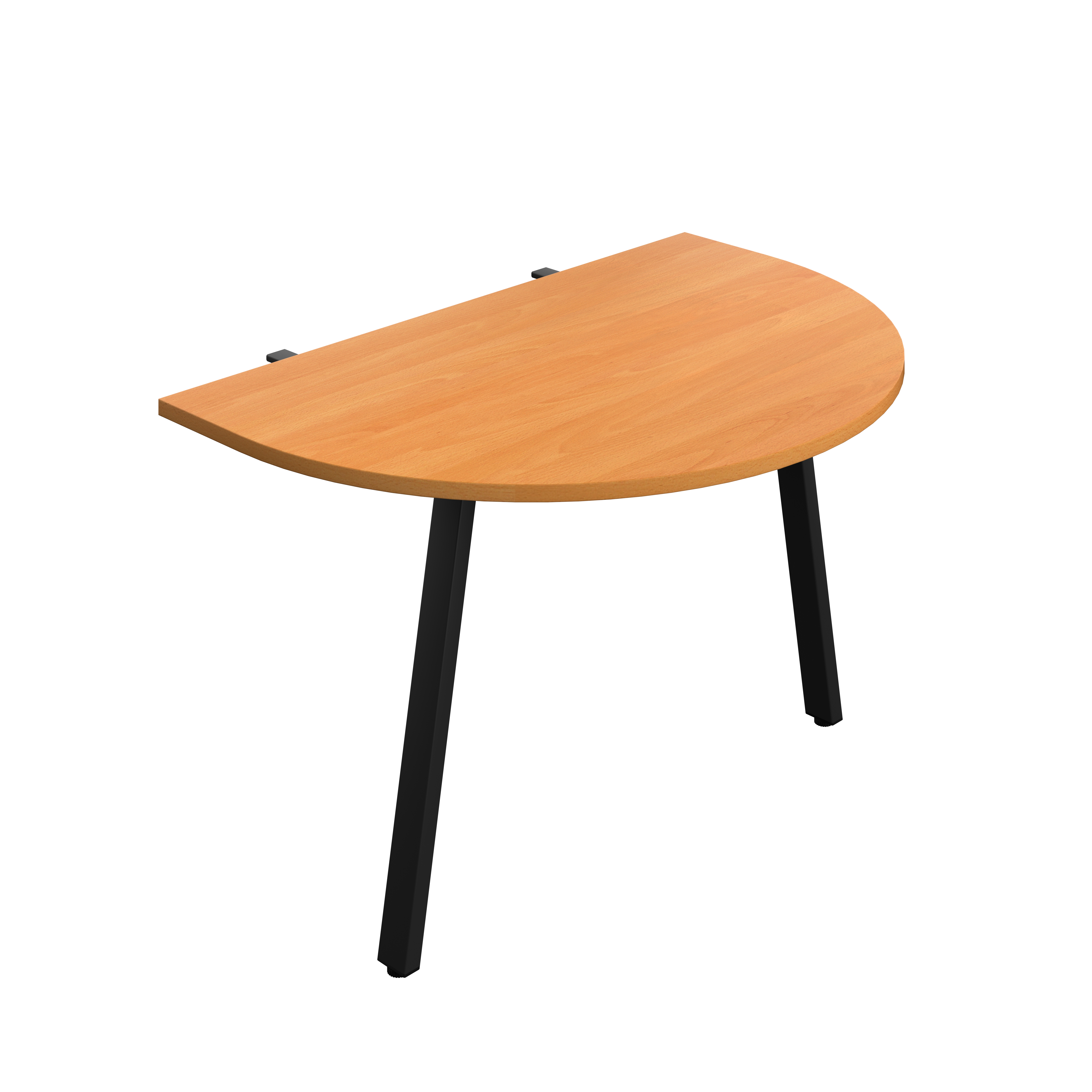 Synergy Screen Depth D-End Single Person Bench : A-Frame Leg : 1200 | 800 | Beech/Black