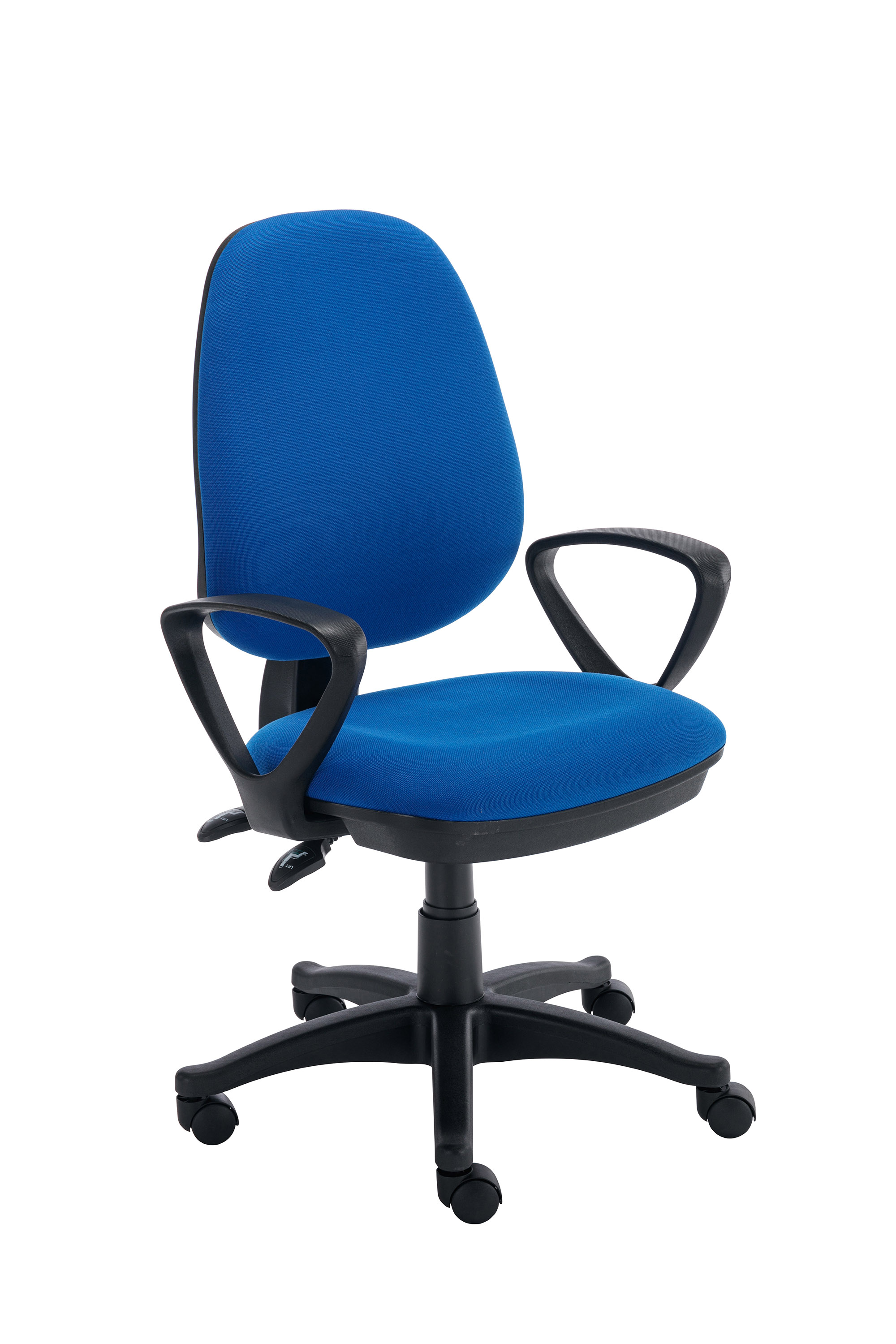 Versi 2 Lever Operator Chair | Fixed Arms | Royal Blue