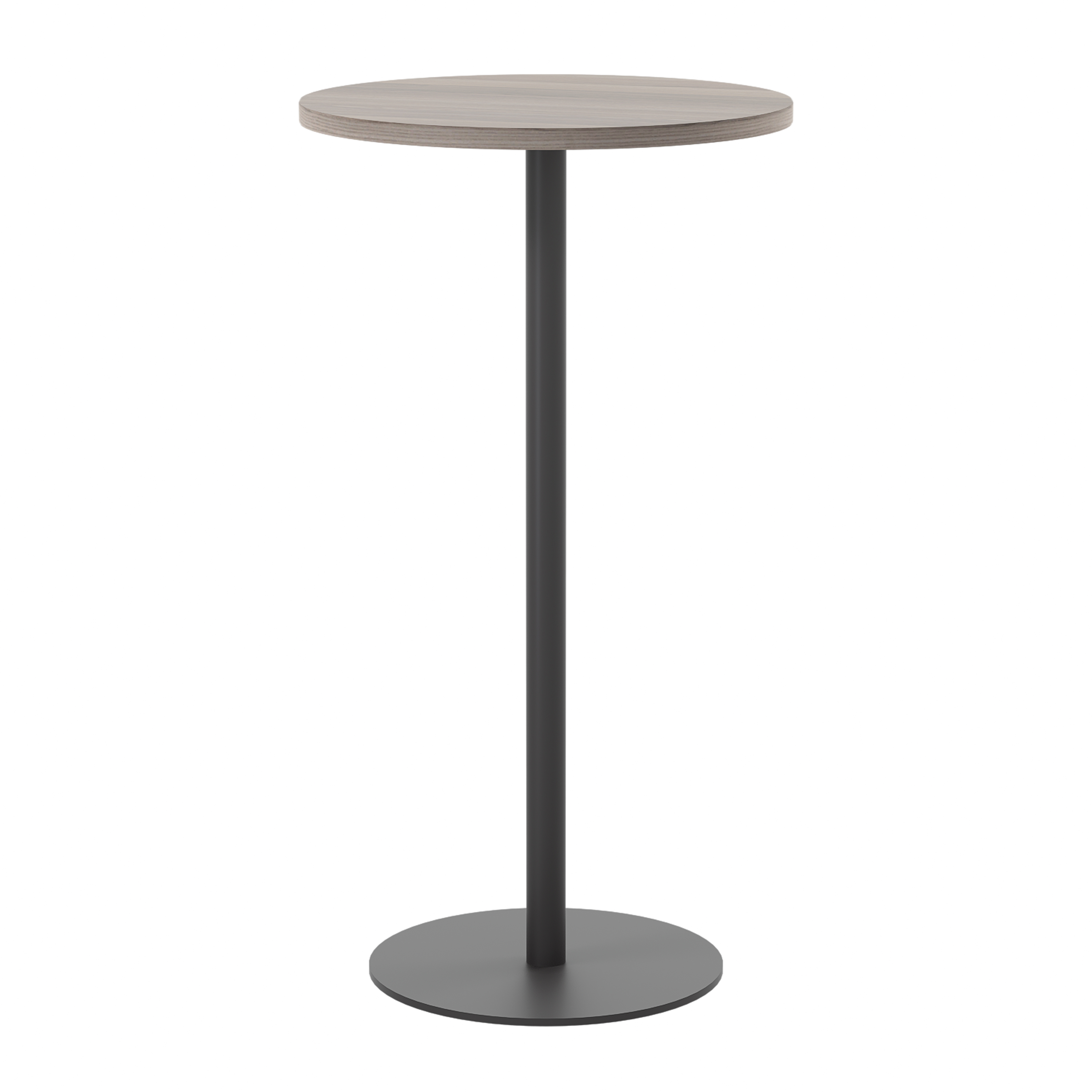Contract Table High (FSC) | 600mm | Grey Oak/Black thumbnail 4