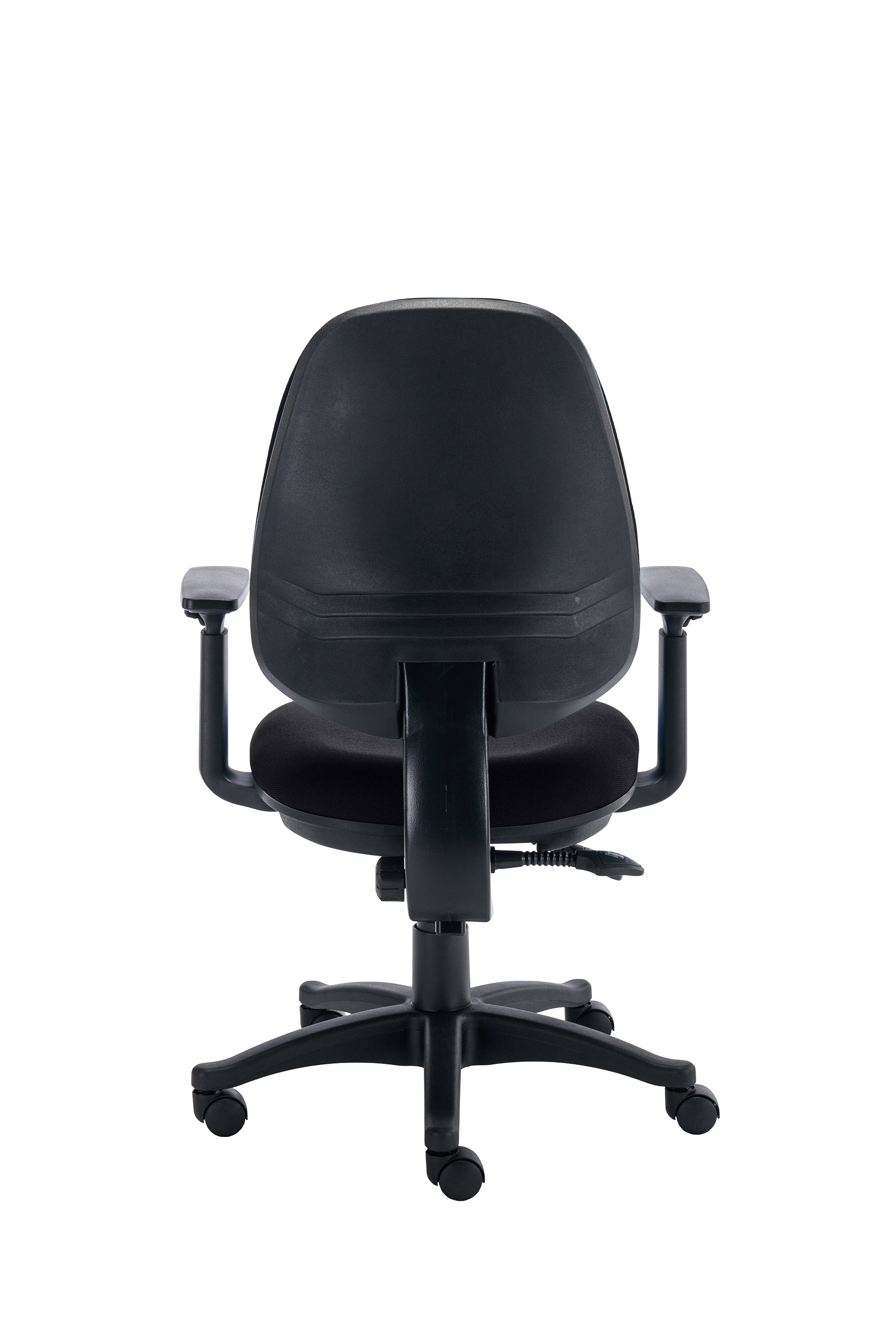 Versi 2 Lever Operator Chair | Adjustable Arms | Black thumbnail 5