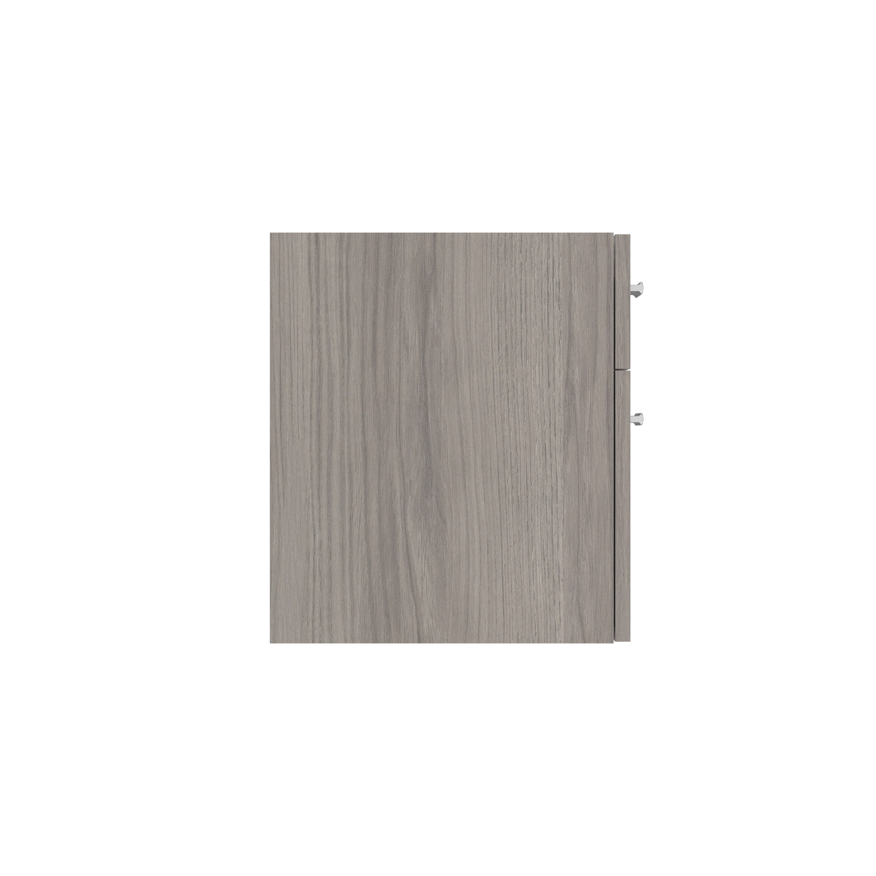 Fixed Under Desk Office Storage Unit (FSC) | 2 Drawers | 800 Deep | Alaskan Grey Oak thumbnail 3