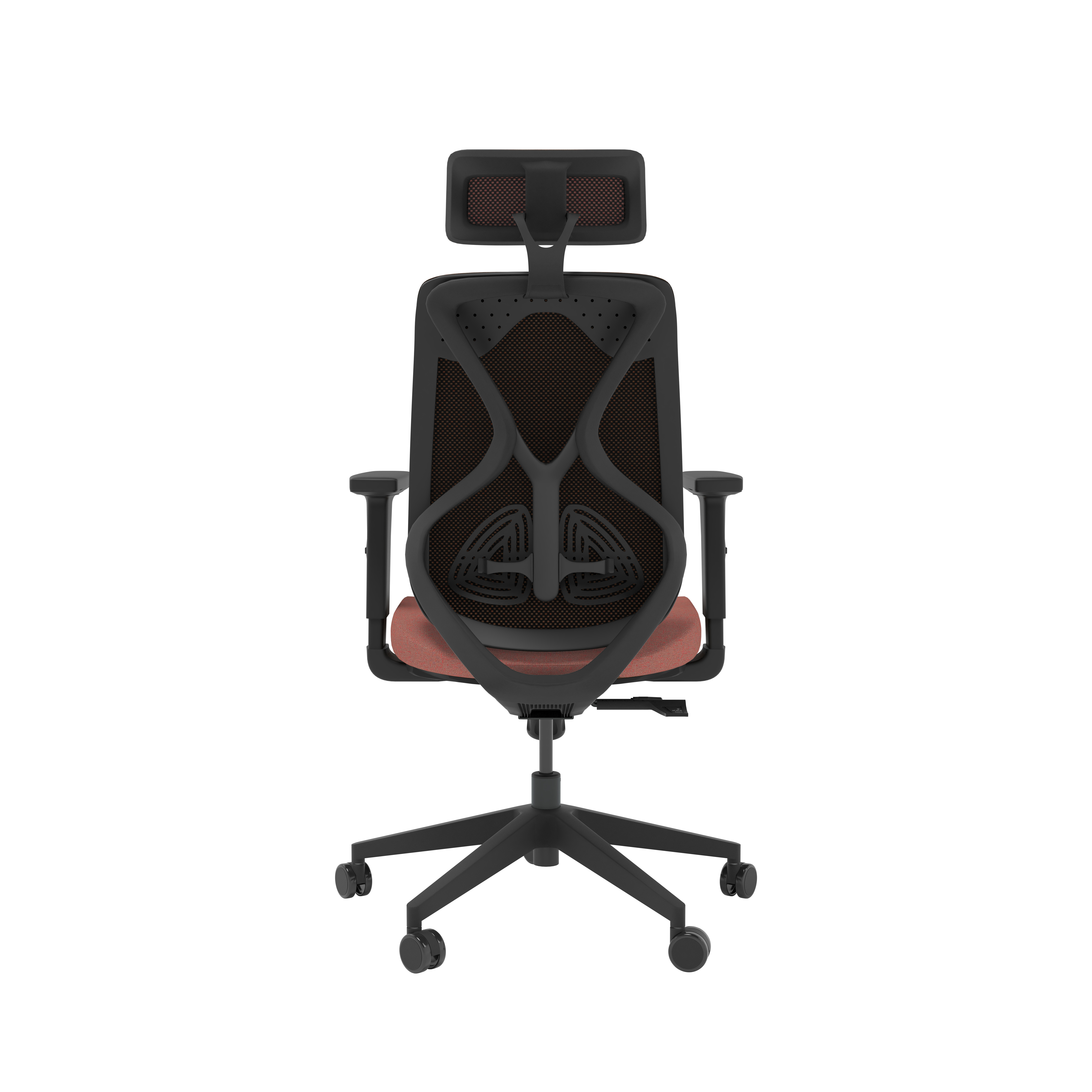 Maldini High Back Office Chair | Orange/Black thumbnail 6
