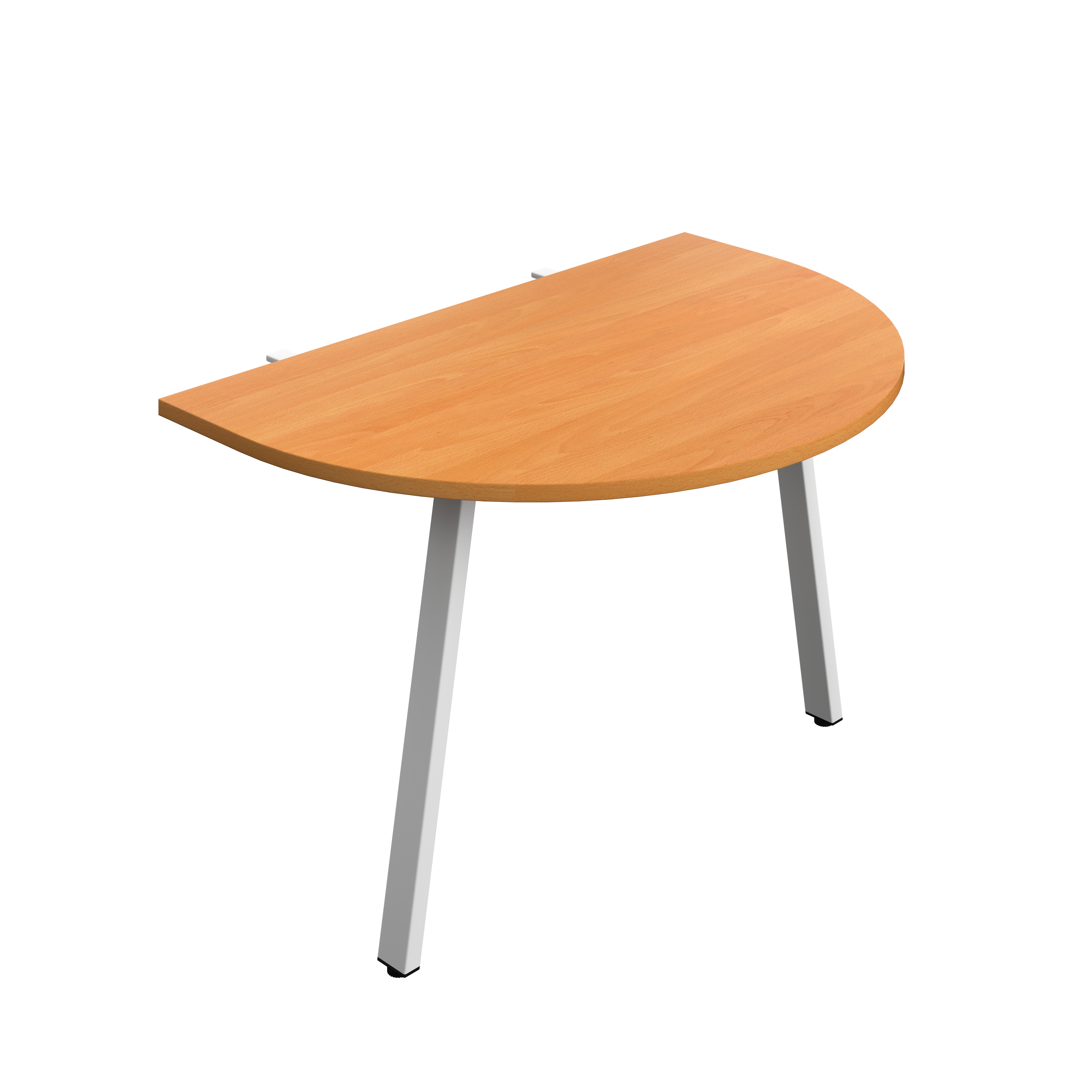 Synergy Screen Depth D-End Single Person Bench : A-Frame Leg : 1200 | 800 | Beech/White