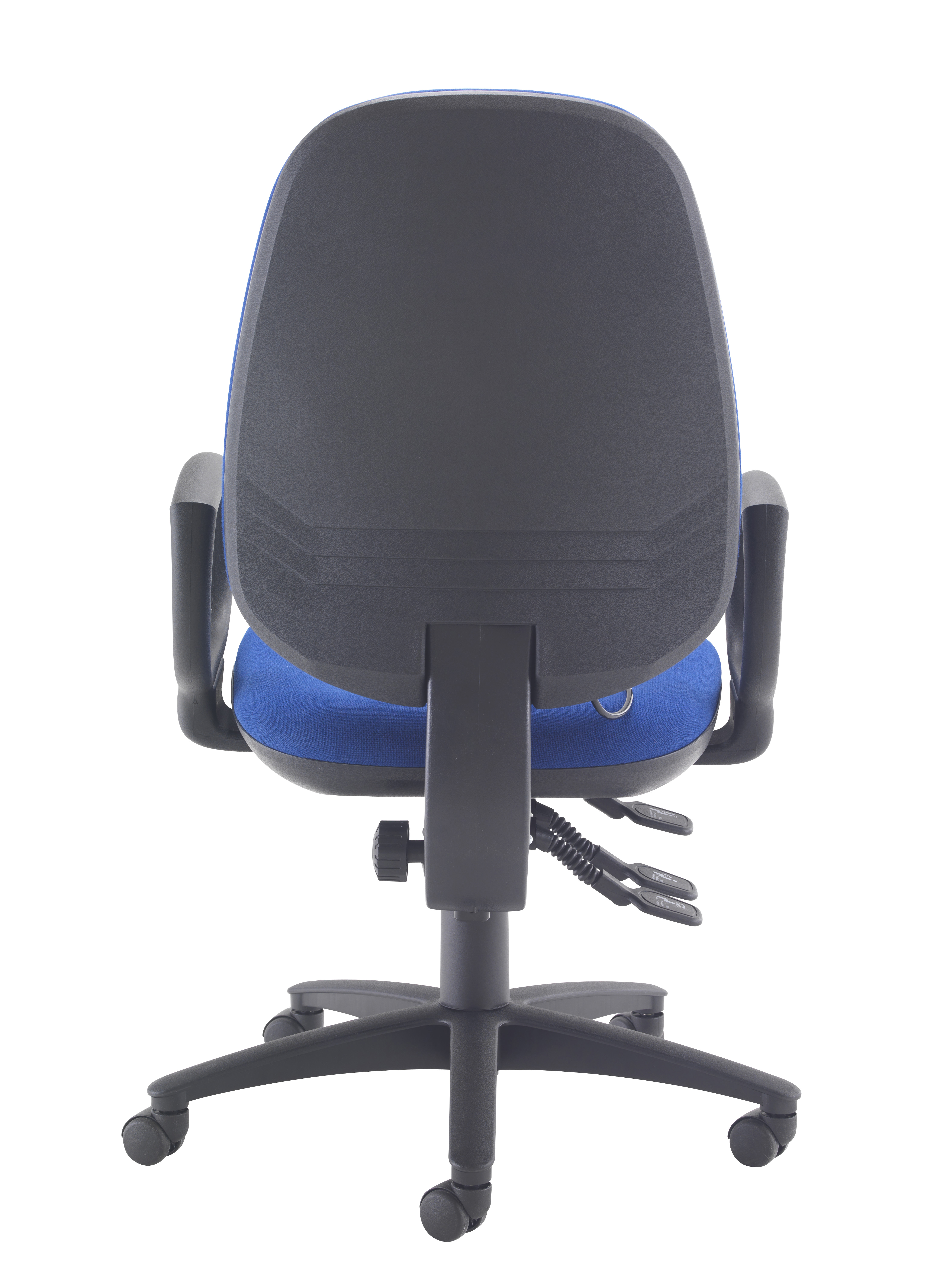 Maxi Ergo Chair with Lumbar Pump | Fixed Arms | Royal Blue thumbnail 5