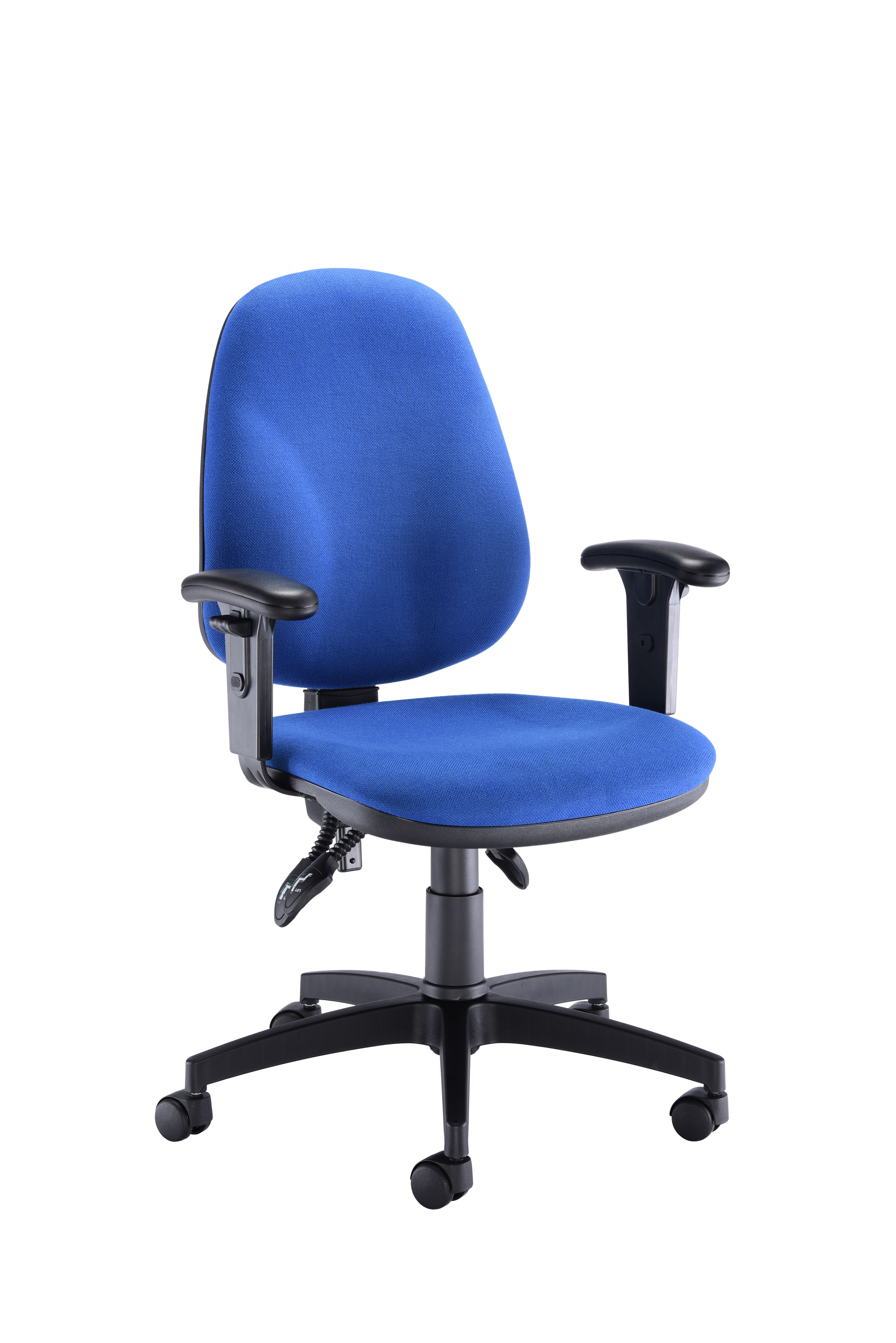 Concept+Deluxe+Chair+Adjustable+Arms+Royal+Blue