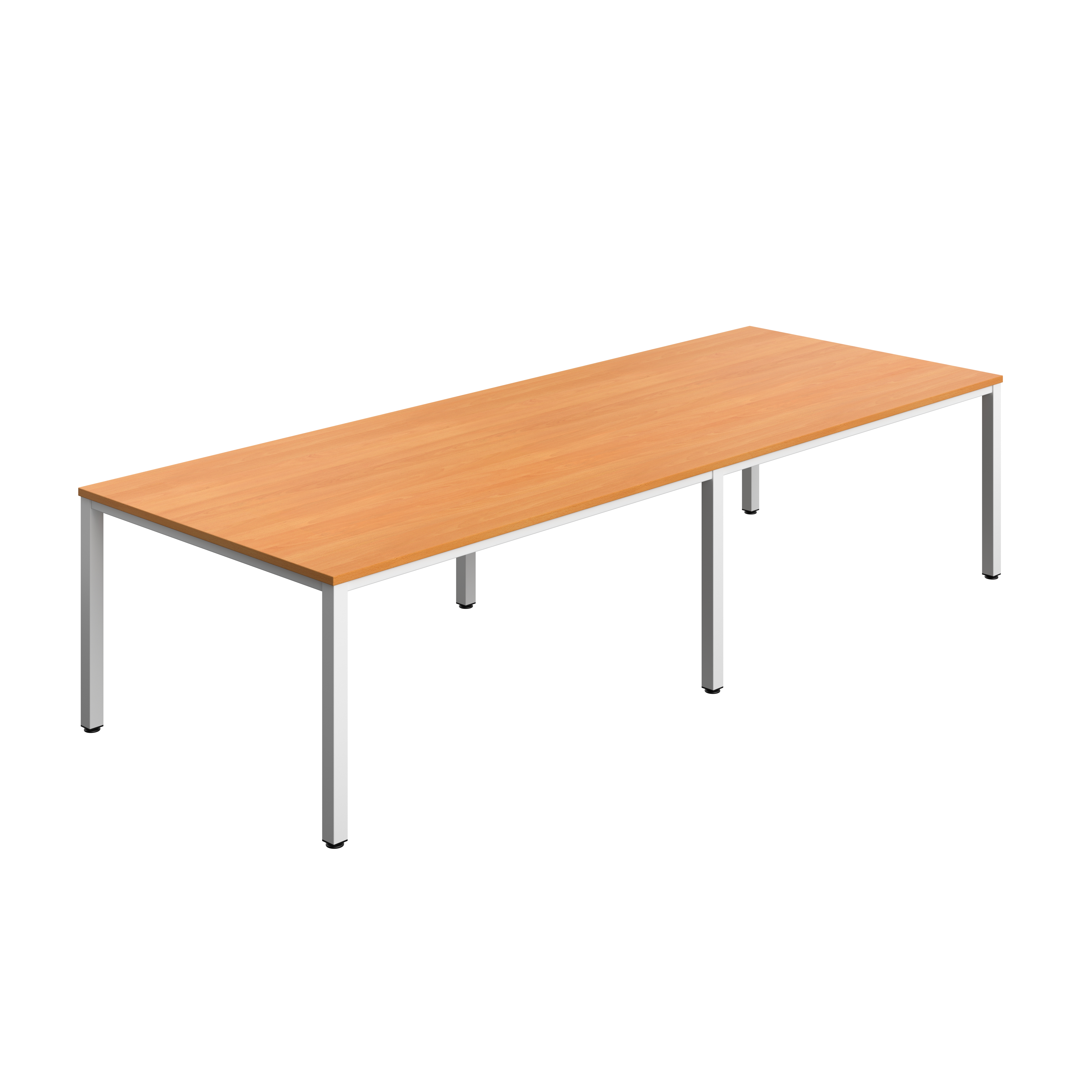 Fraction Infinity Rectangular Meeting Table (FSC) | 3200 X 1200 | Beech/White