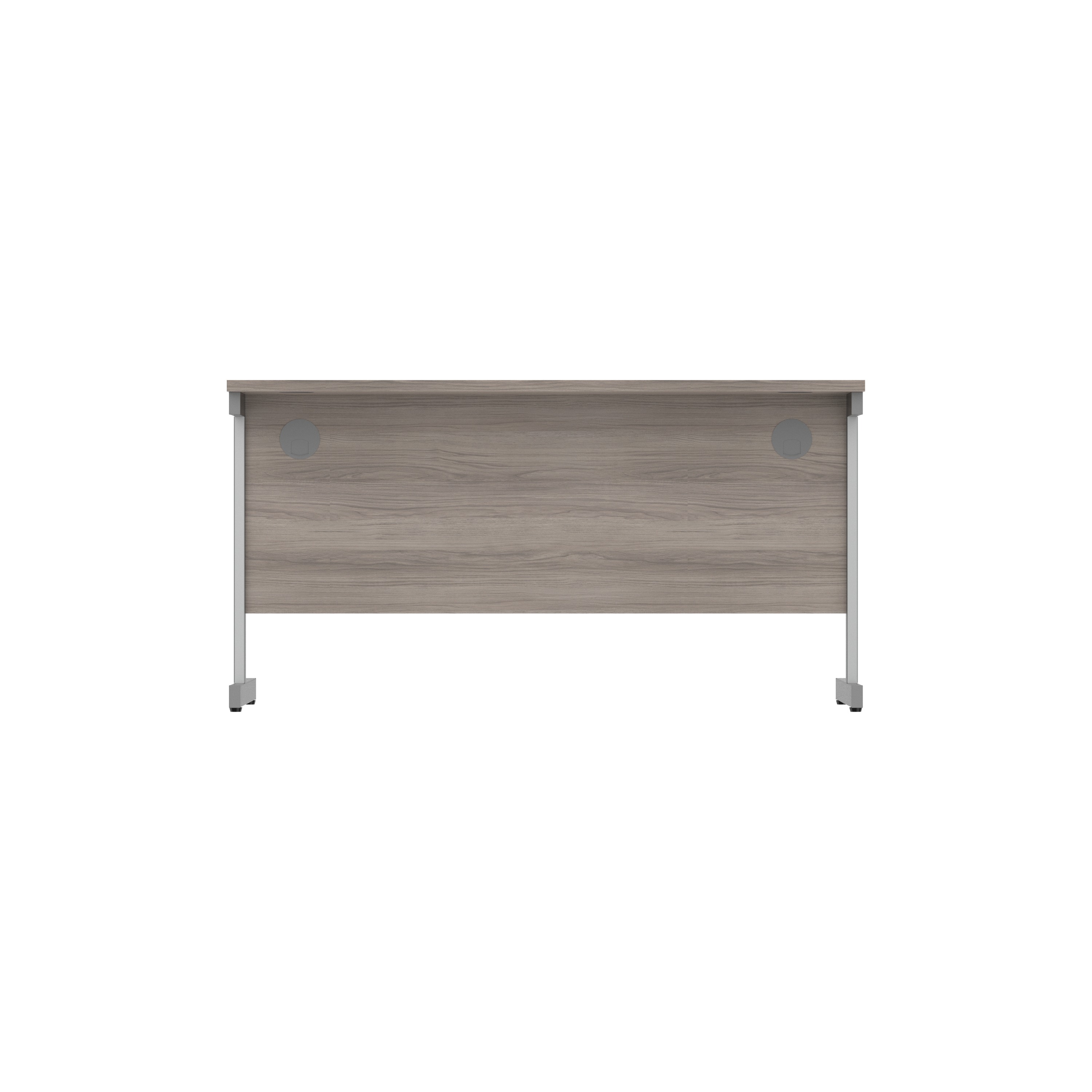 Office Rectangular Desk with Steel Single Upright Cantilever Frame (FSC) | 1400X800 | Alaskan Grey Oak/Graphite thumbnail 5