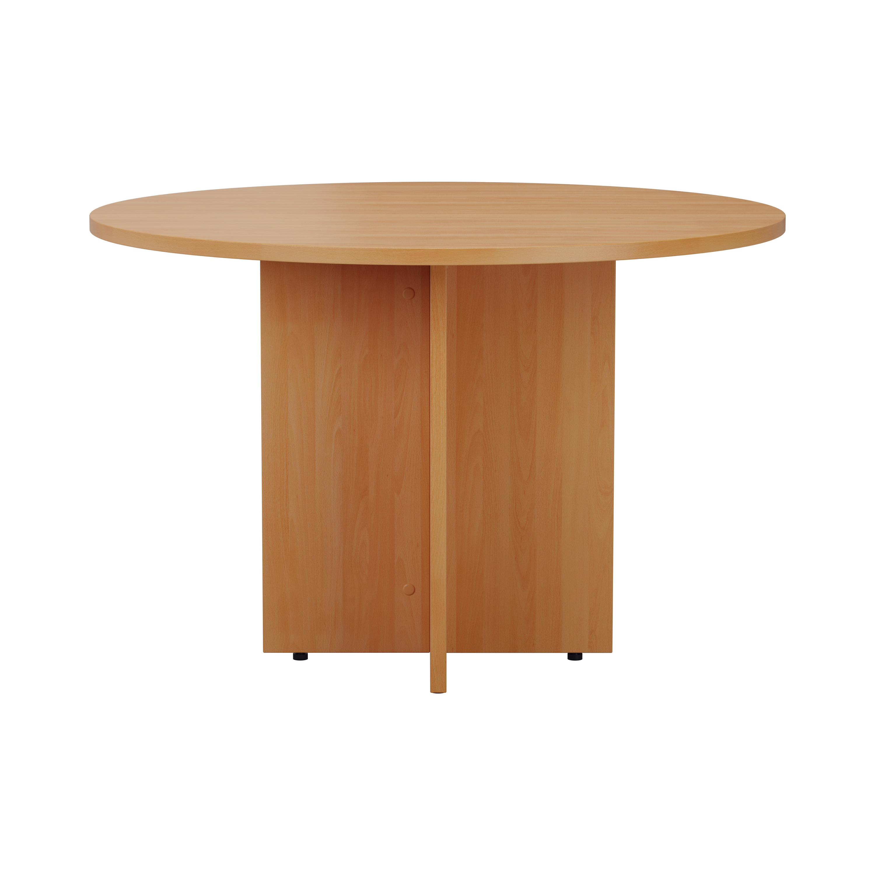 Round Meeting Table (FSC) | 1100mm | Beech thumbnail 2
